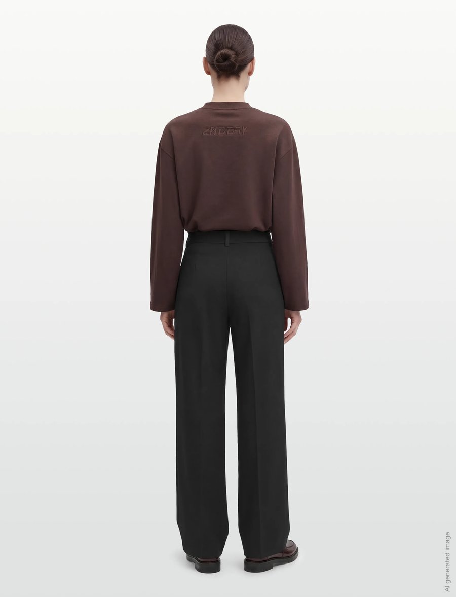 2NDDAY - 2ND Mille - Daily Sleek - vide bukser - black - 4