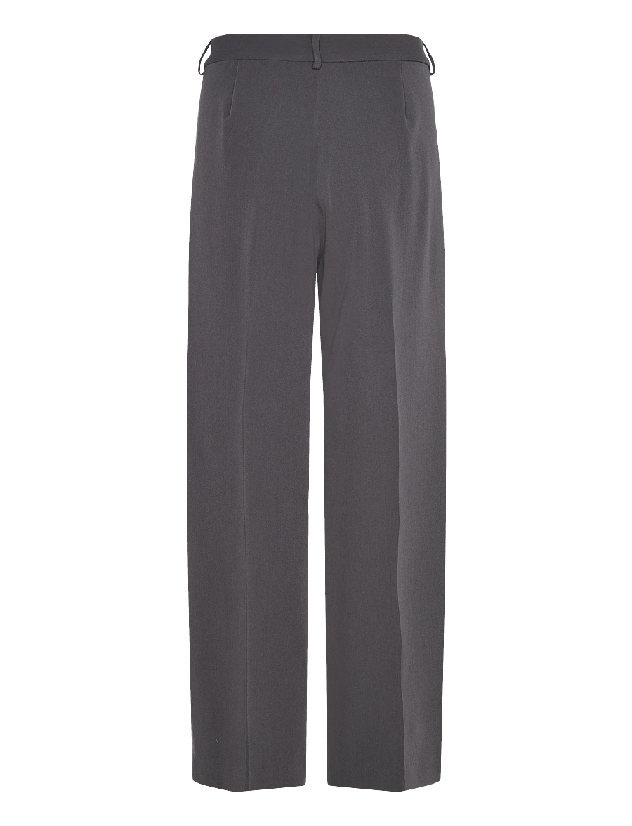 2NDDAY - 2ND Mille - Daily Sleek - hosen mit weitem bein - gray pinstripe - 2