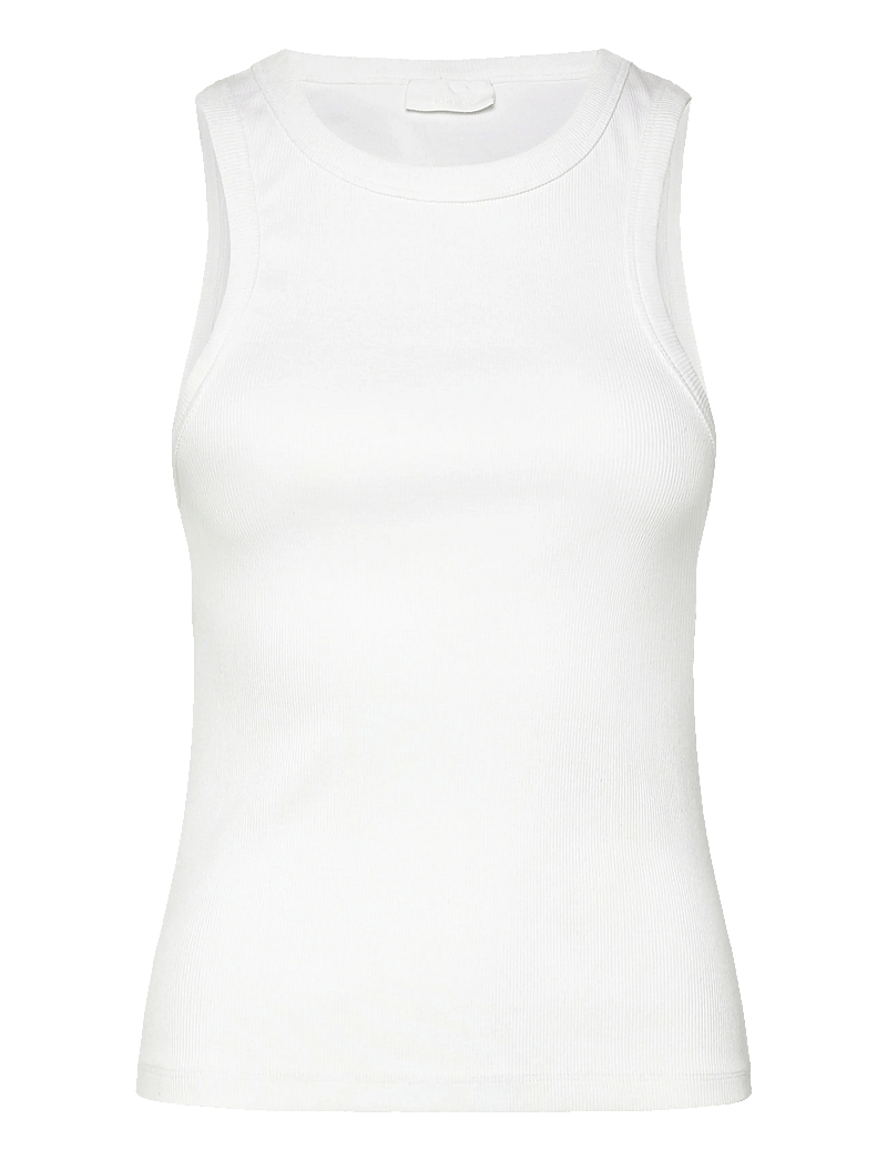 2NDDAY - 2ND Purity TT - Daily Cotton Rib - sleeveless tops - brilliant white - 0