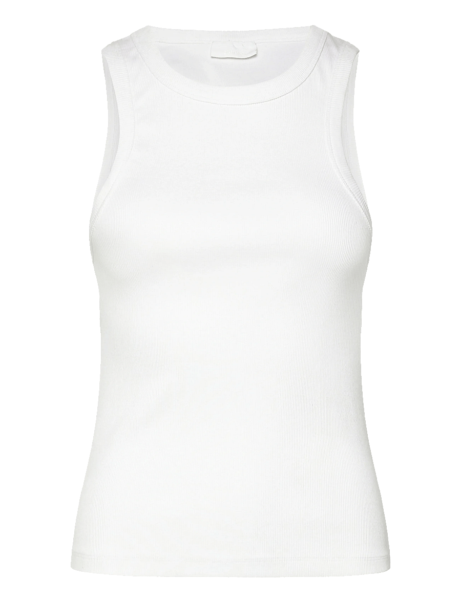 2NDDAY - 2ND Purity TT - Daily Cotton Rib - Ärmellose tops - brilliant white - 1