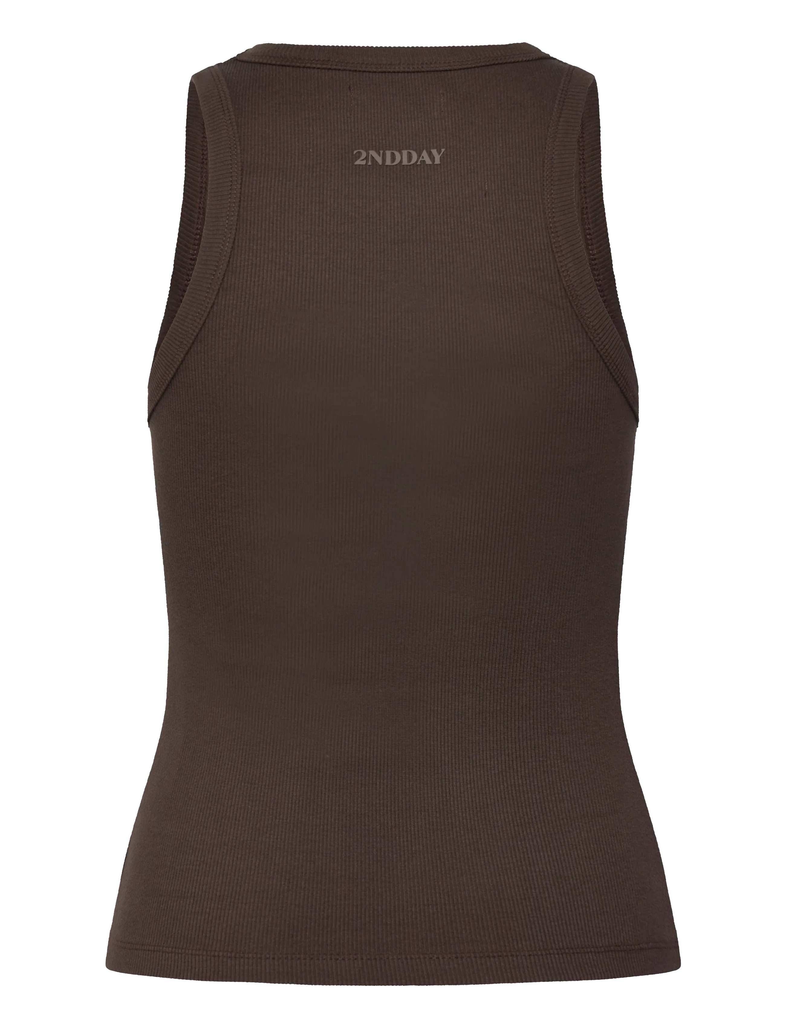 2NDDAY - 2ND Purity TT - Daily Cotton Rib - tanktops - java - 2