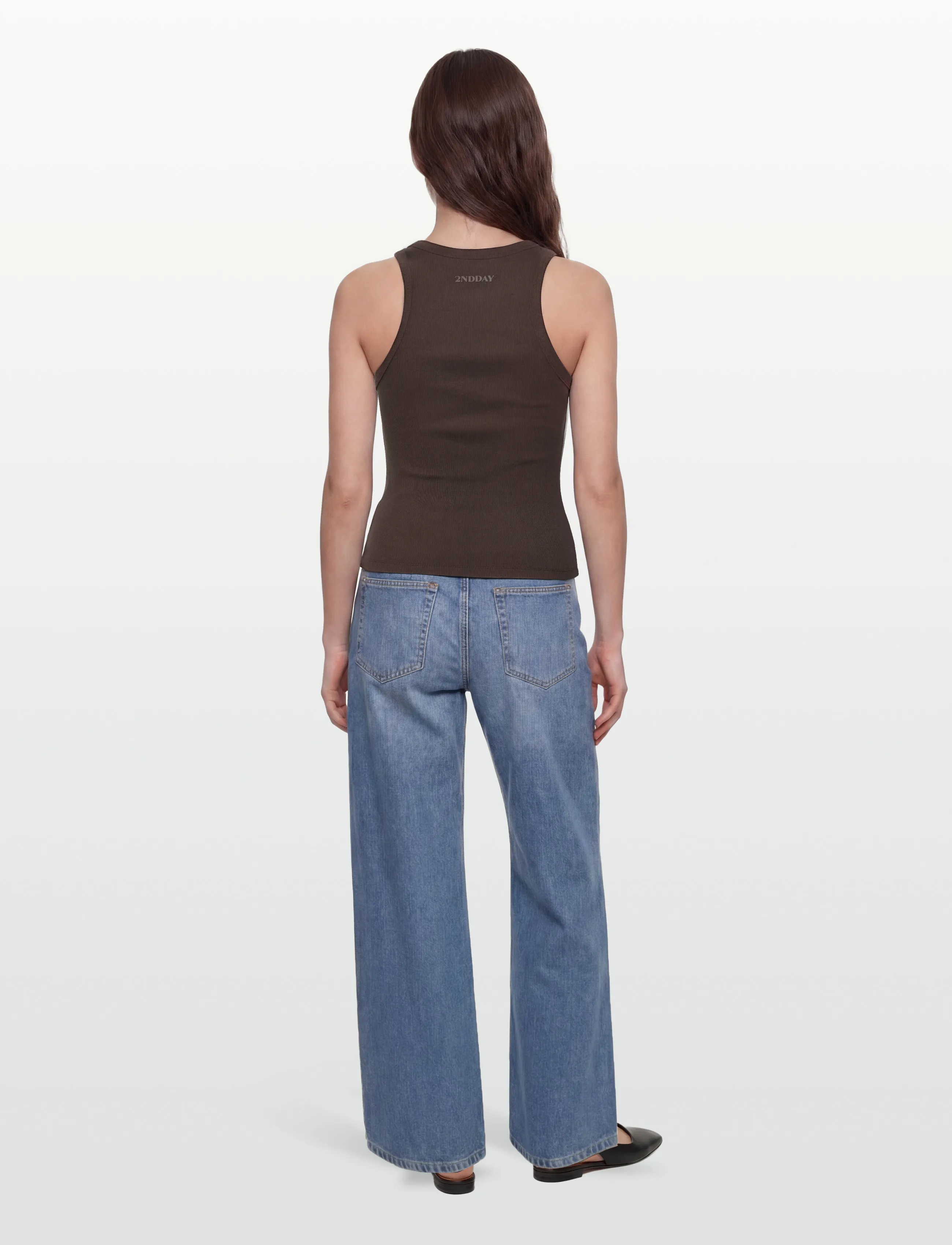 2NDDAY - 2ND Purity TT - Daily Cotton Rib - tanktops - java - 4