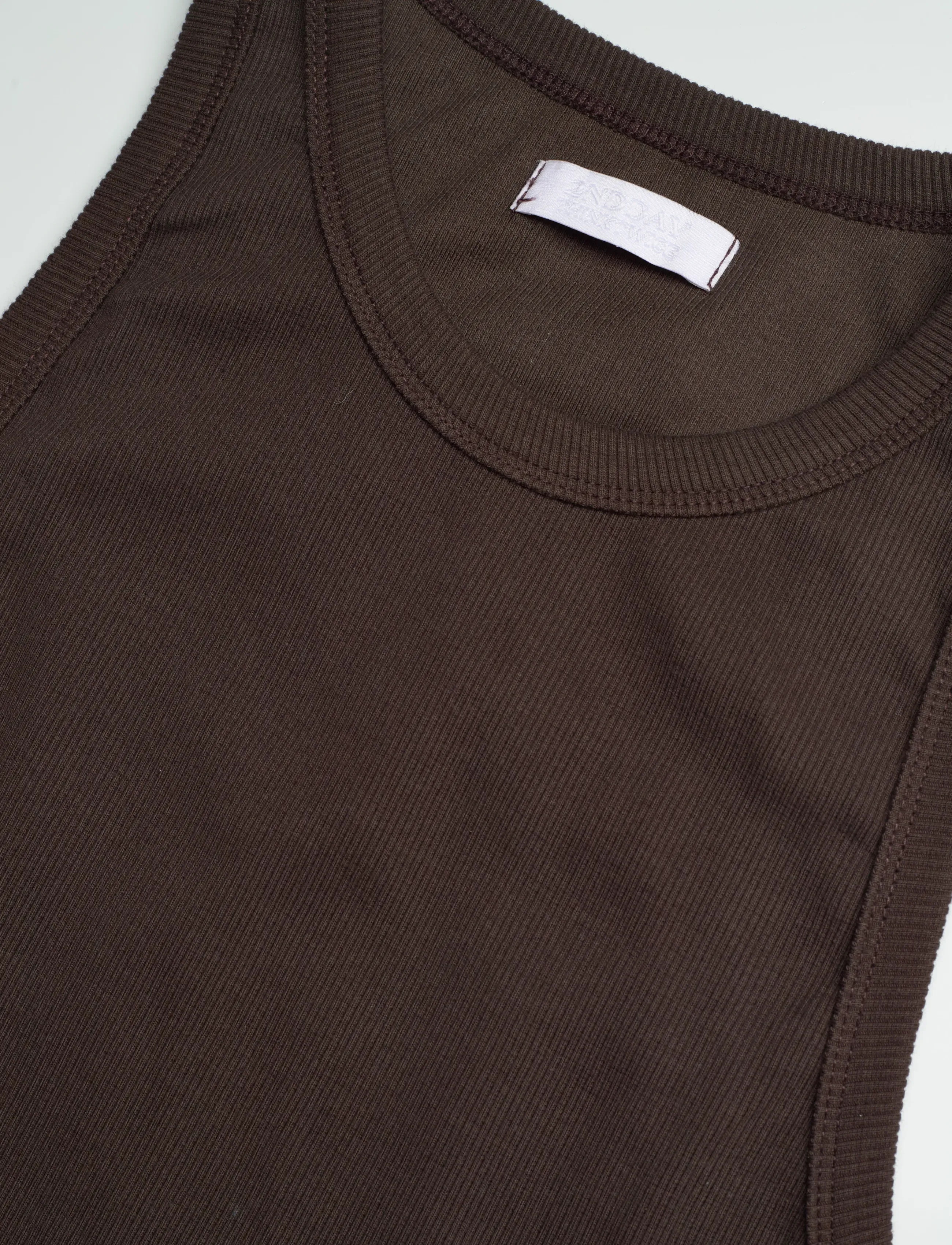 2NDDAY - 2ND Purity TT - Daily Cotton Rib - tanktops - java - 5