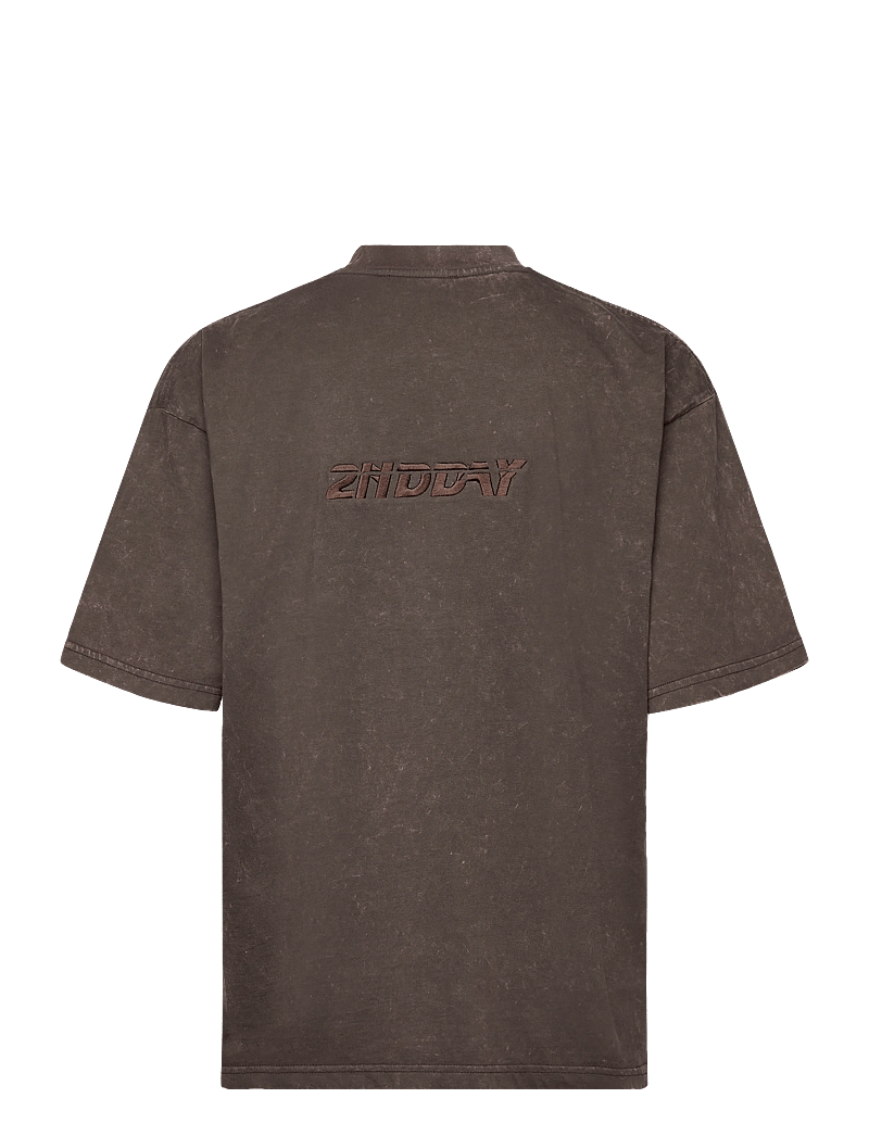 2NDDAY - 2ND Arale TT - Over washed Jersey - t-shirts - java - 1