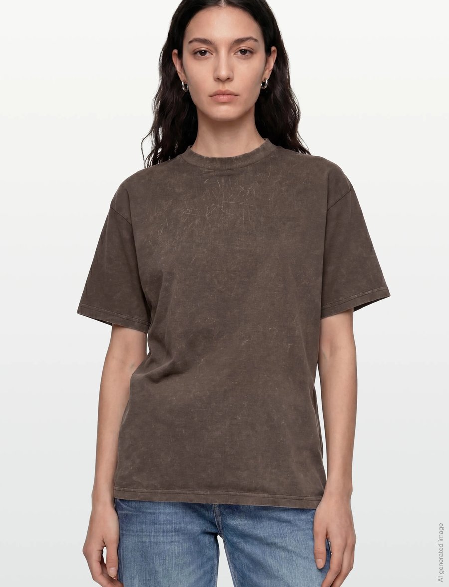 2NDDAY - 2ND Arale TT - Over washed Jersey - t-shirts & tops - java - 3