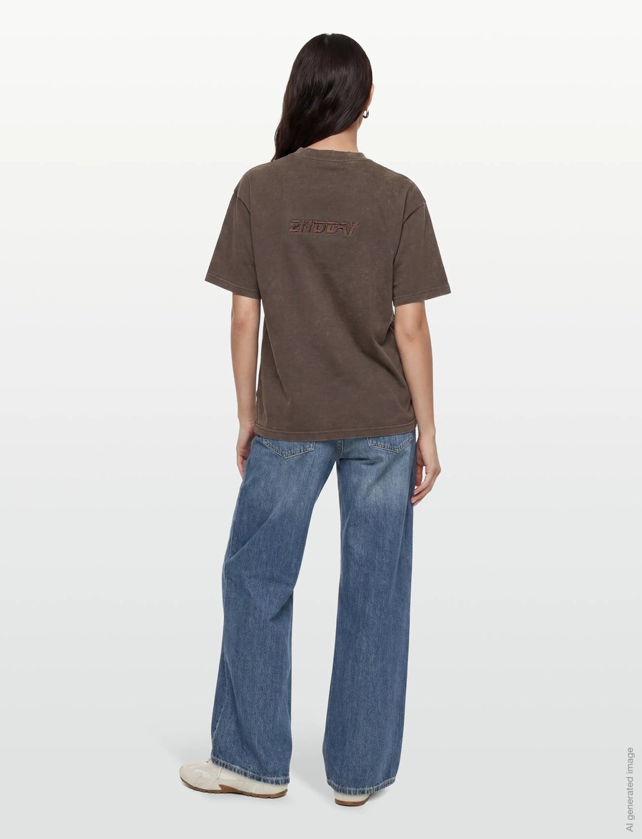 2NDDAY - 2ND Arale TT - Over washed Jersey - t-shirts & tops - java - 4