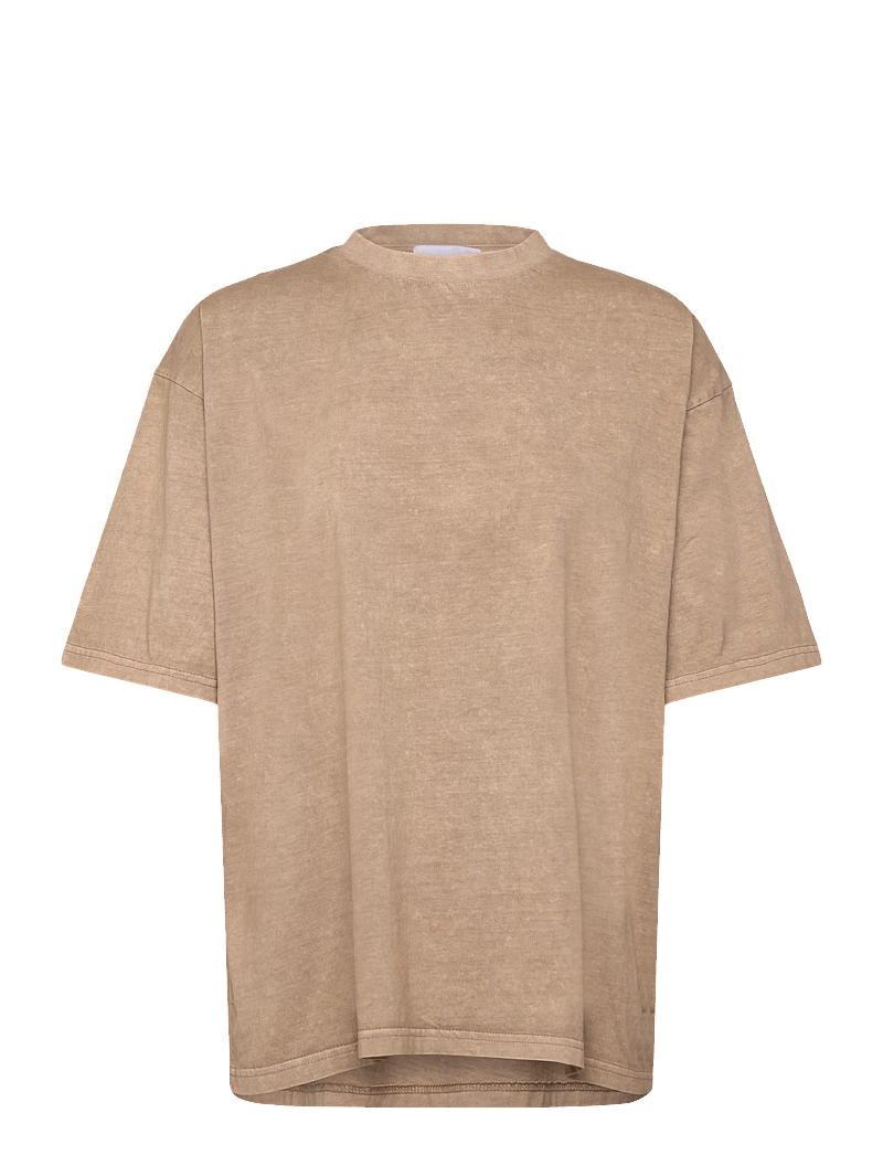 2NDDAY - 2ND Arale TT - Over washed Jersey - t-shirts - taupe gray - 0
