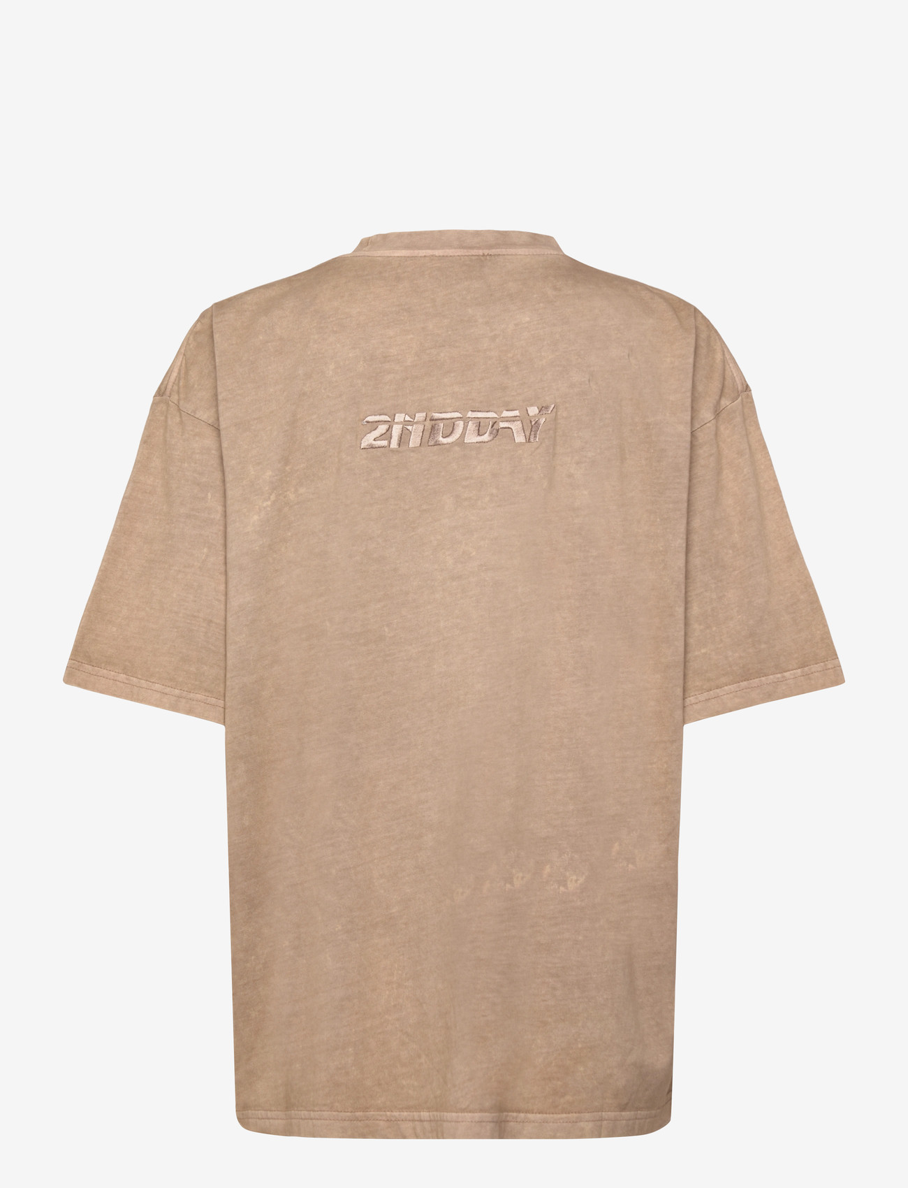 2NDDAY - 2ND Arale TT - Over washed Jersey - t-särgid - taupe gray - 1