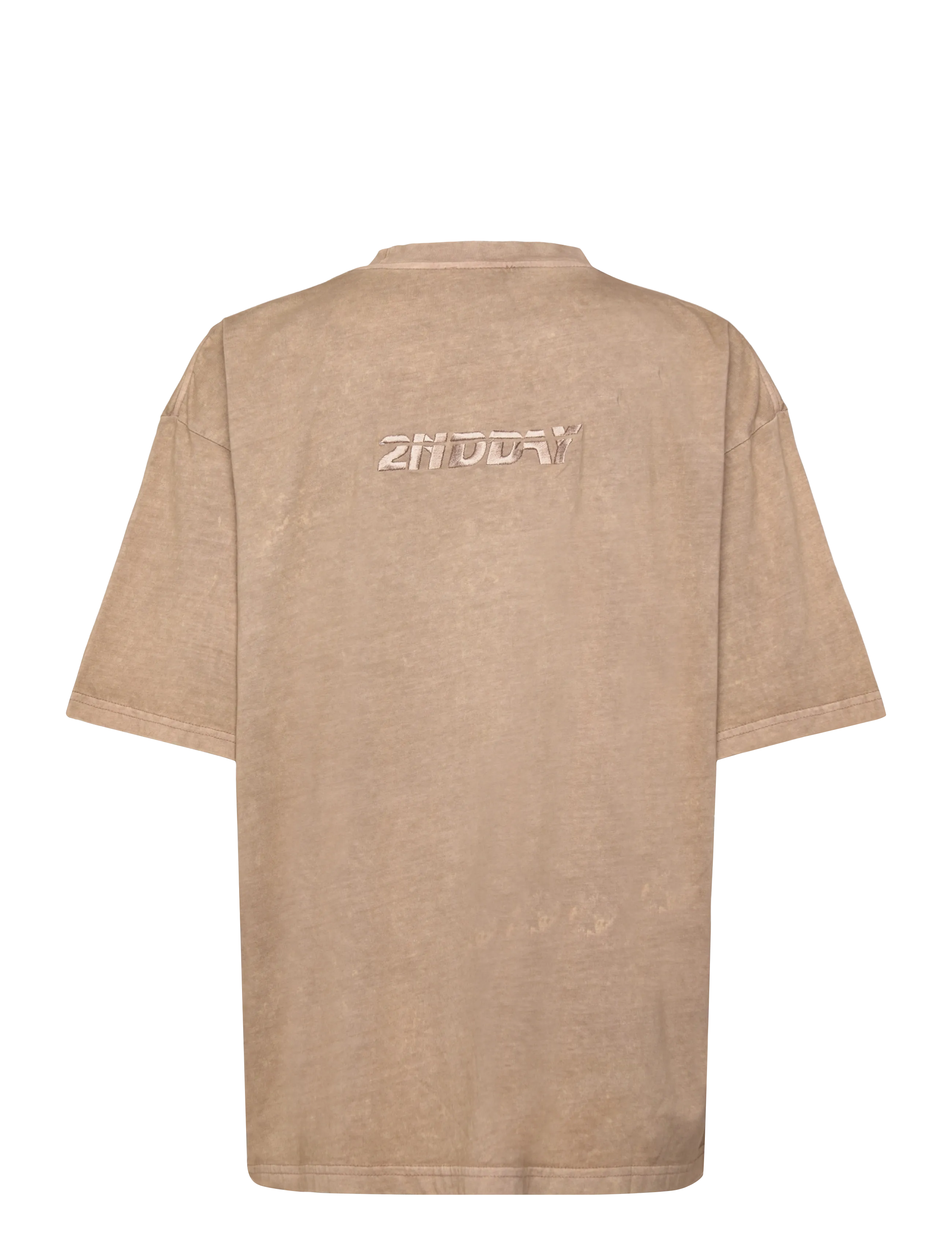 2NDDAY - 2ND Arale TT - Over washed Jersey - t-särgid - taupe gray - 2
