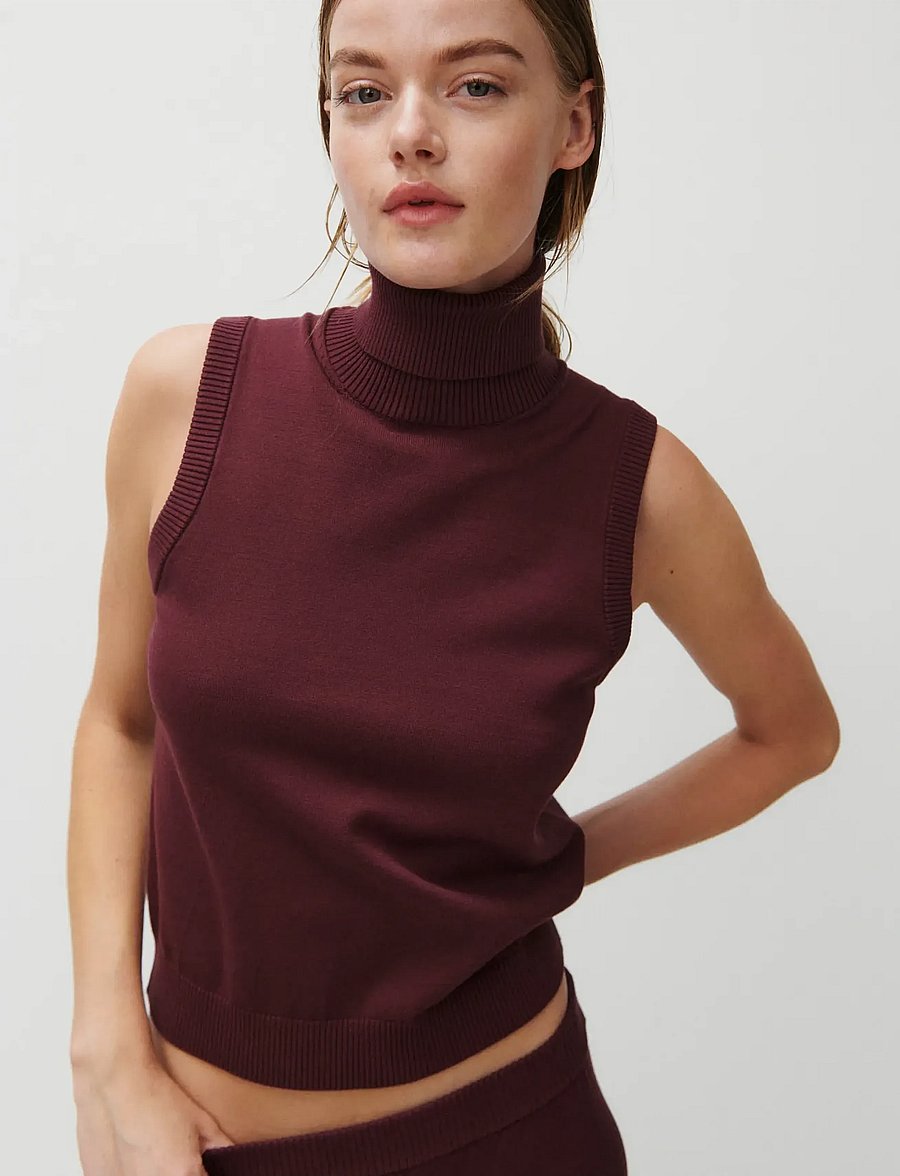 2NDDAY - 2ND Emerald - Viscose Knit - strickwesten - 09016 catawba grape - 0