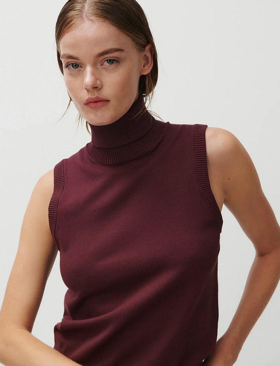 2NDDAY - 2ND Emerald - Viscose Knit - strickwesten - 09016 catawba grape - 5