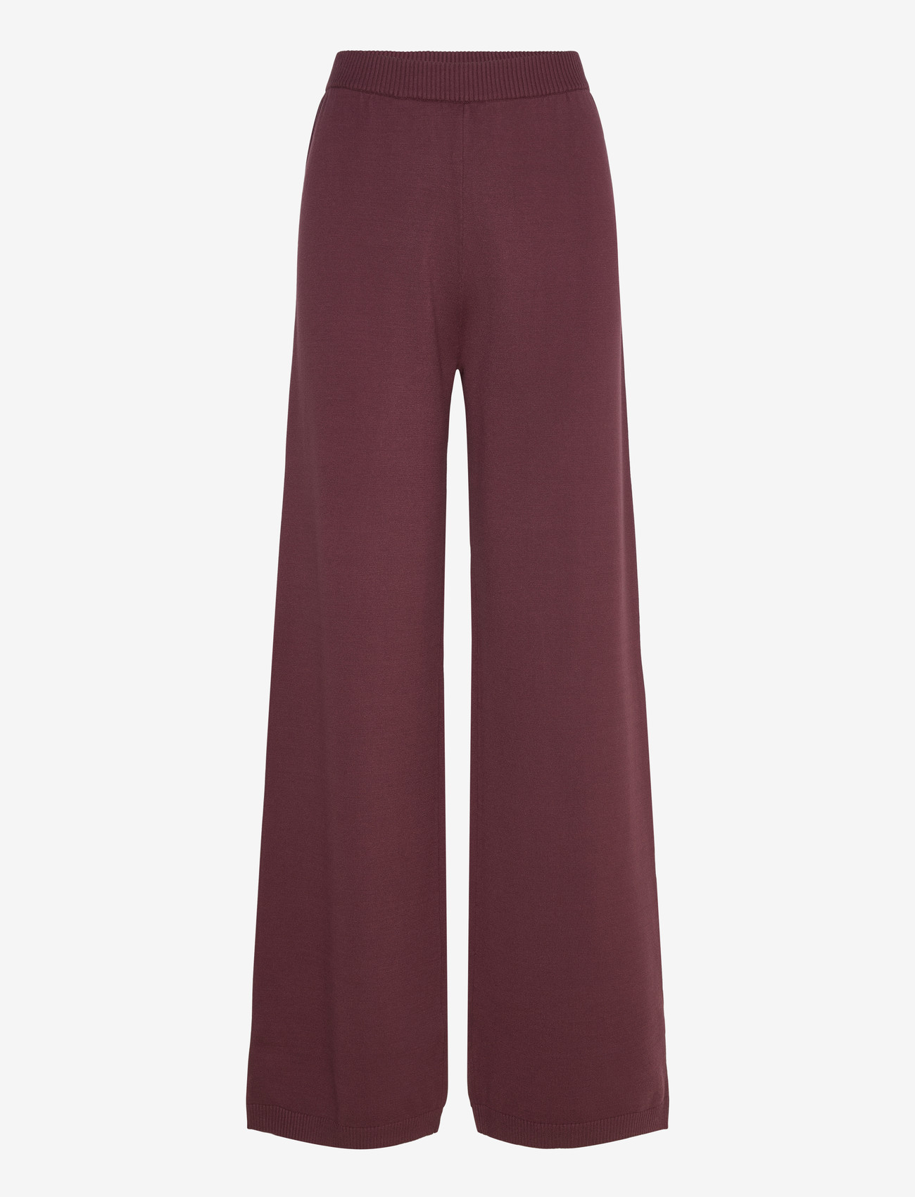 2NDDAY - 2ND Martha - Viscose Knit - wide leg trousers - 09016 catawba grape - 0