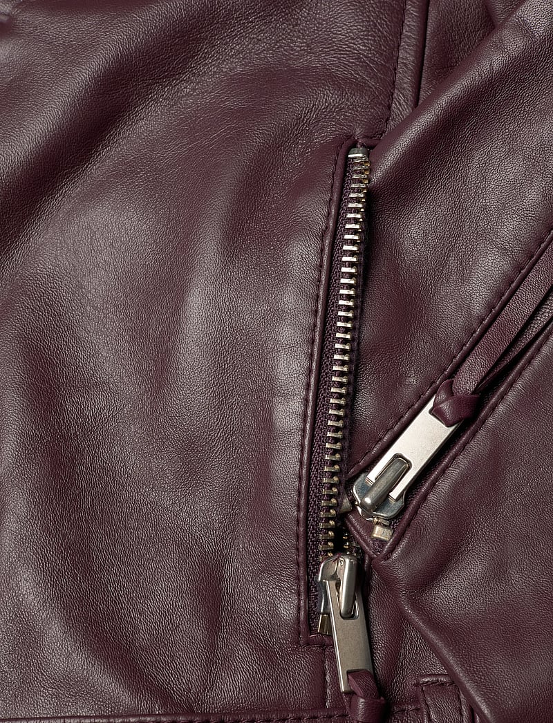 2NDDAY - 2ND Lotus - Fine Leather - lederjacken - catawba grape - 4