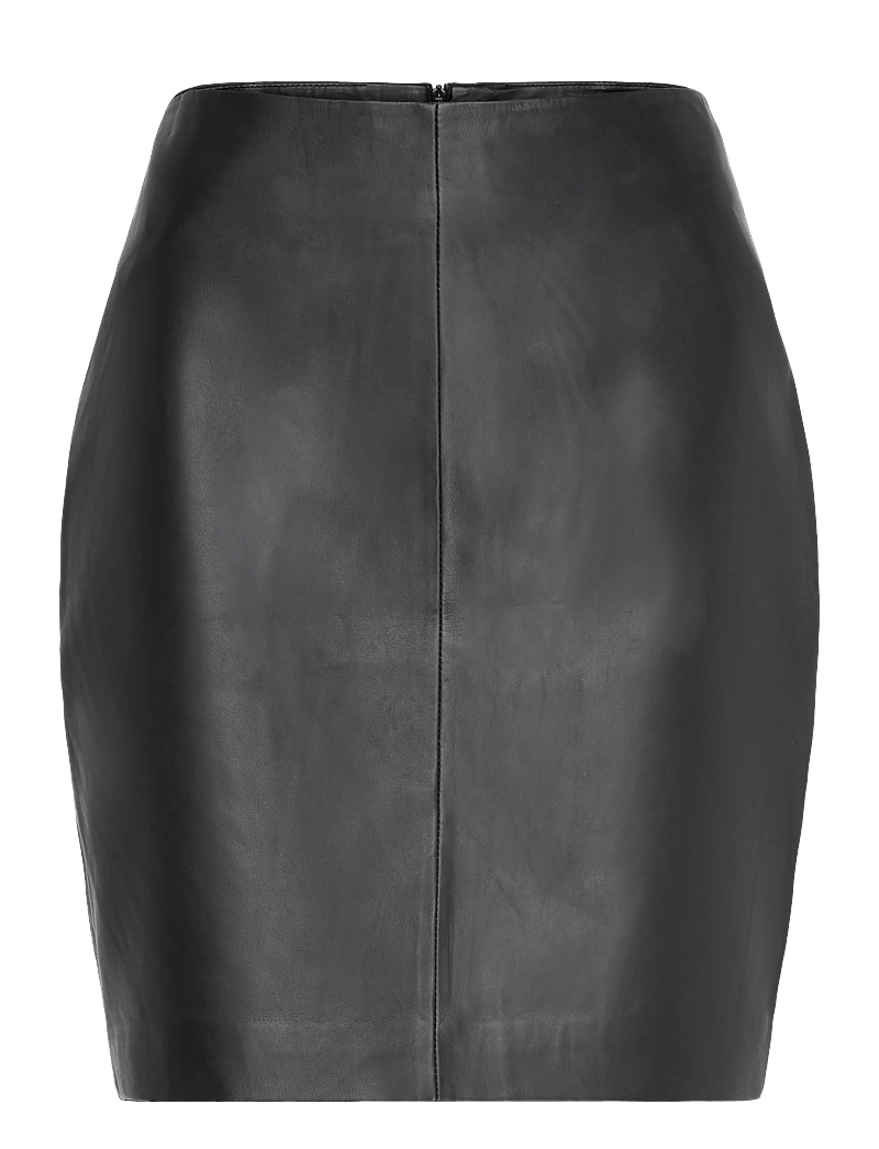 2NDDAY - 2ND Ceciliana - Classic Leather - kort skjørt - black - 1