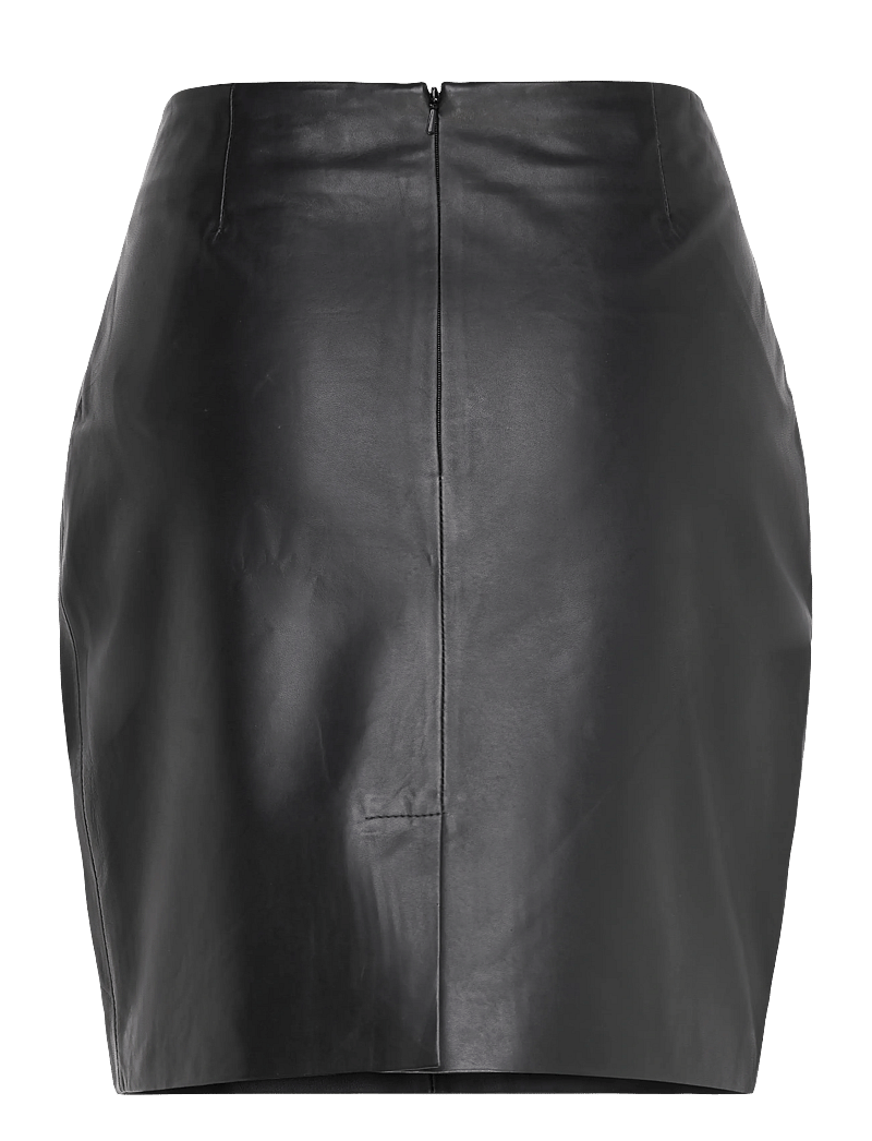 2NDDAY - 2ND Ceciliana - Classic Leather - kort skjørt - black - 2