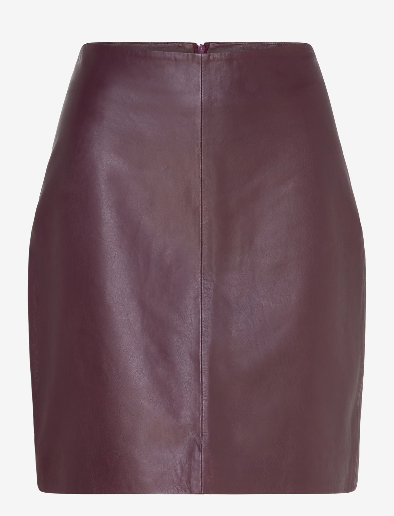 2NDDAY - 2ND Ceciliana - Classic Leather - lædernederdele - catawba grape - 1
