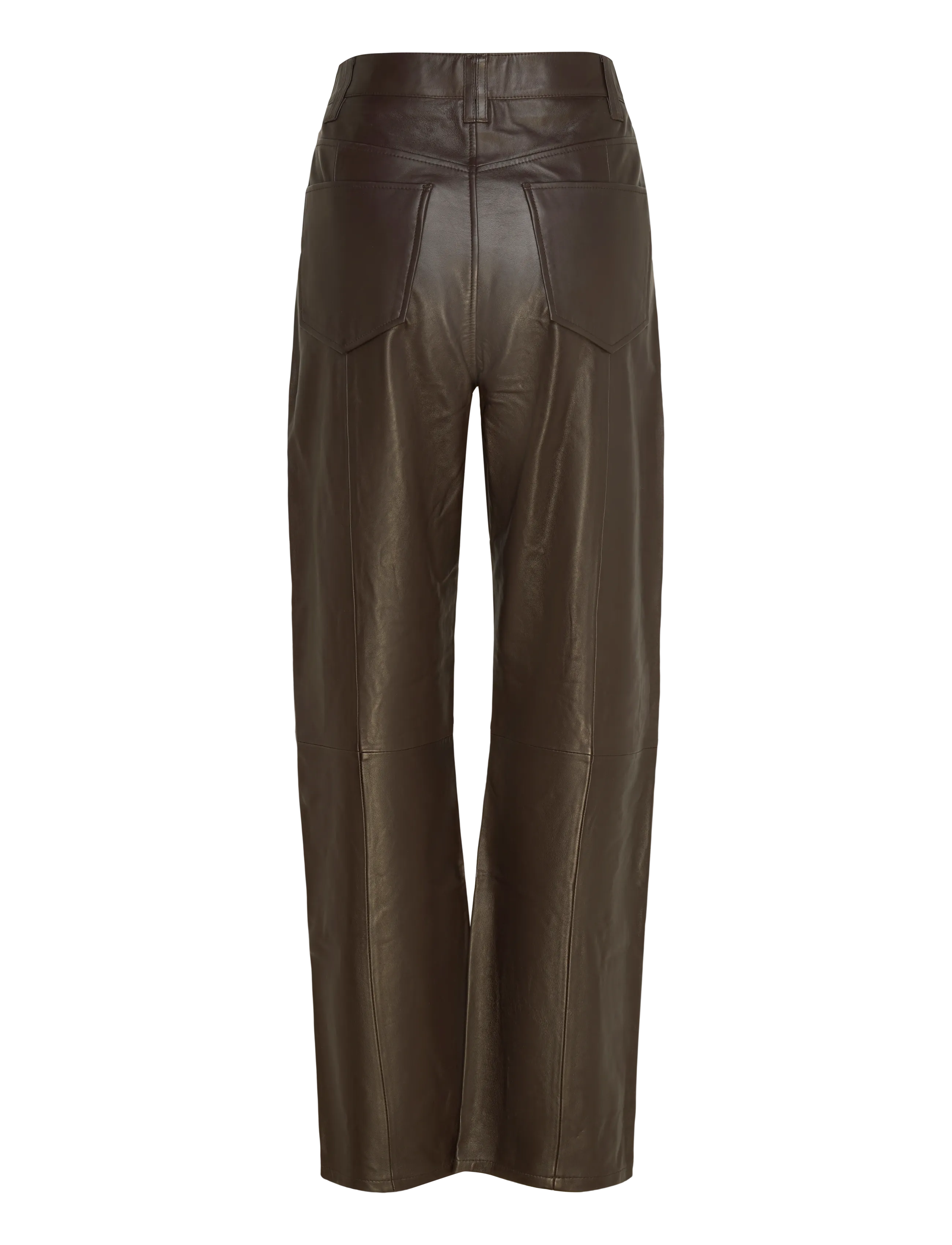 2NDDAY - 2ND Toff - Fine leather - leather trousers - 191110 chocolate plum - 1