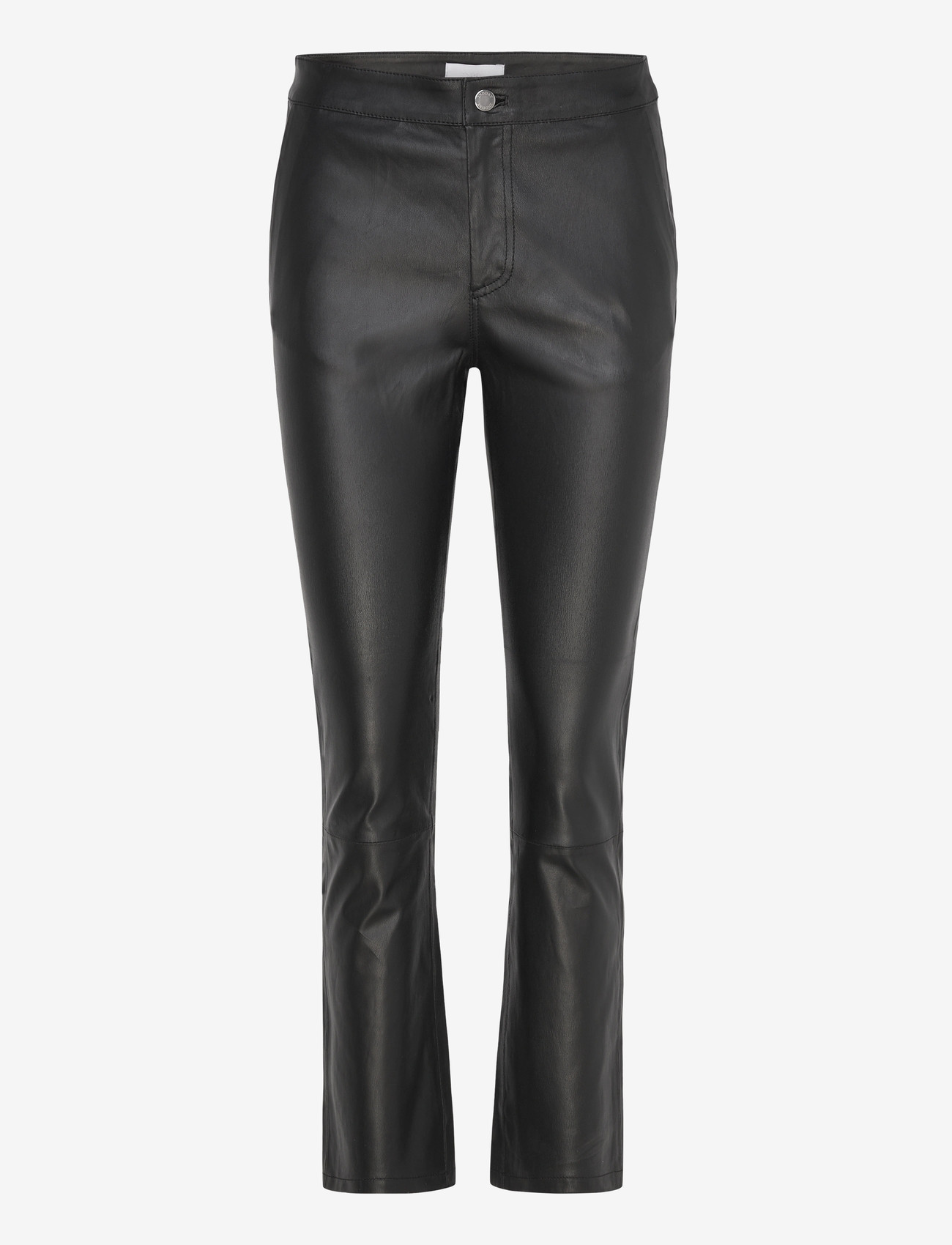 2NDDAY - 2ND Leya - Refined Stretch Leather - læderbukser - black - 0