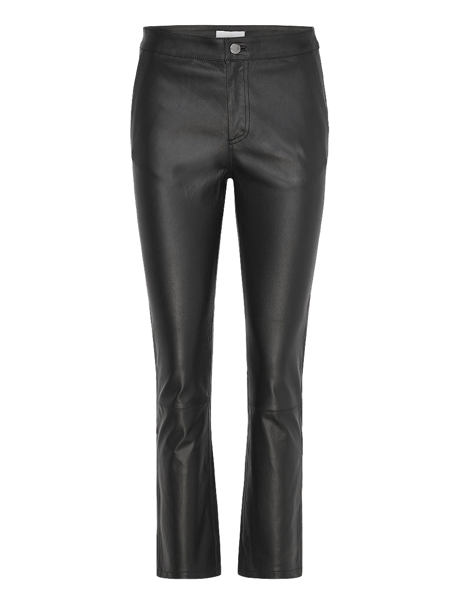 2NDDAY - 2ND Leya - Refined Stretch Leather - skinnbyxor - black - 1