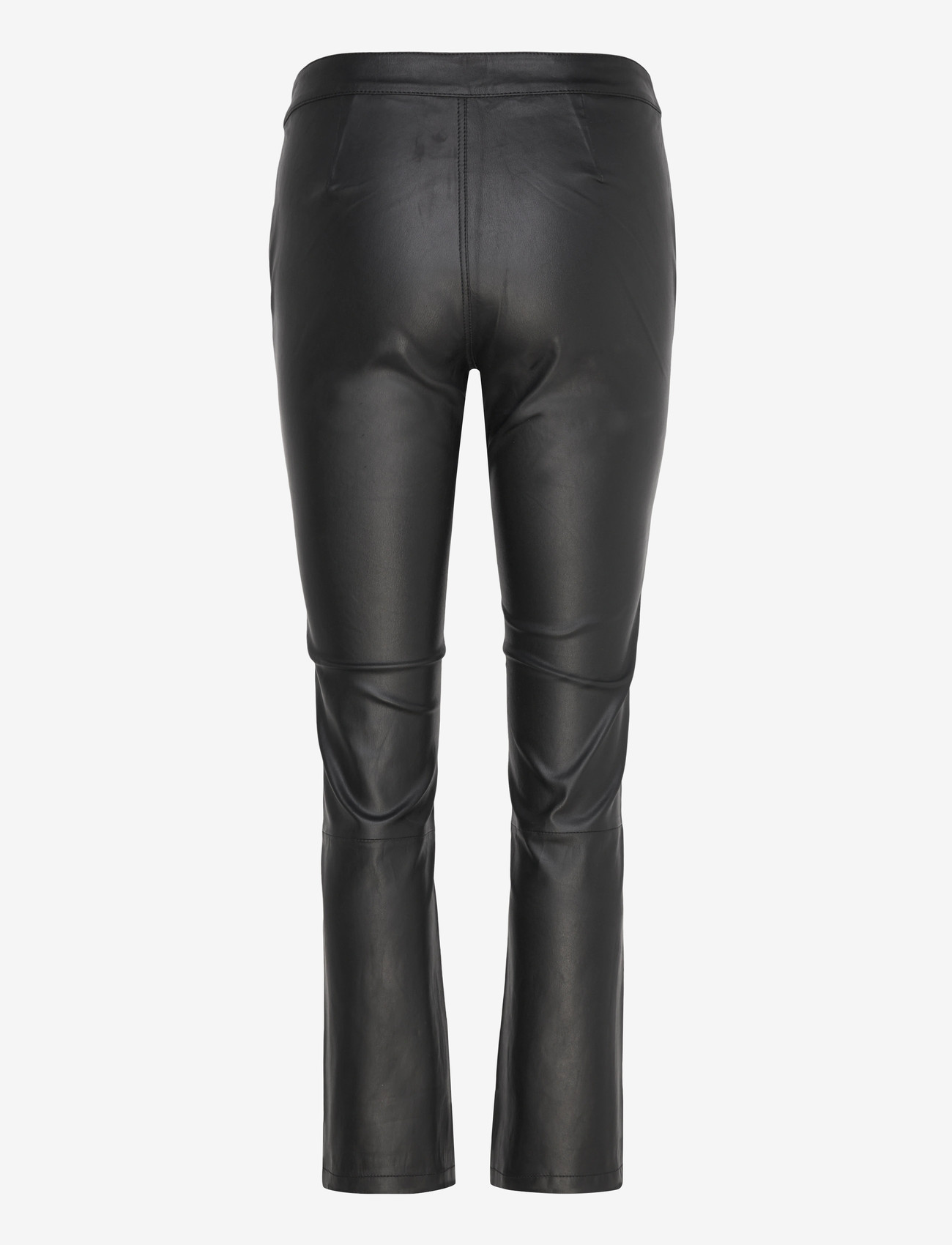 2NDDAY - 2ND Leya - Refined Stretch Leather - læderbukser - black - 1