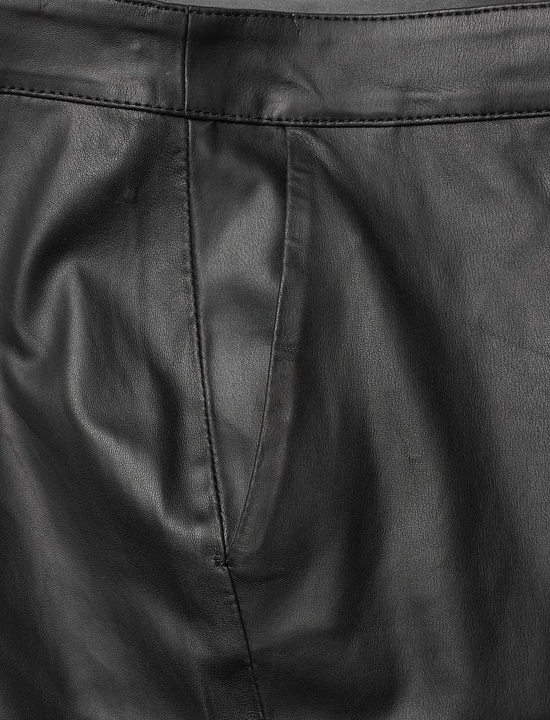 2NDDAY - 2ND Leya - Refined Stretch Leather - læderbukser - black - 2