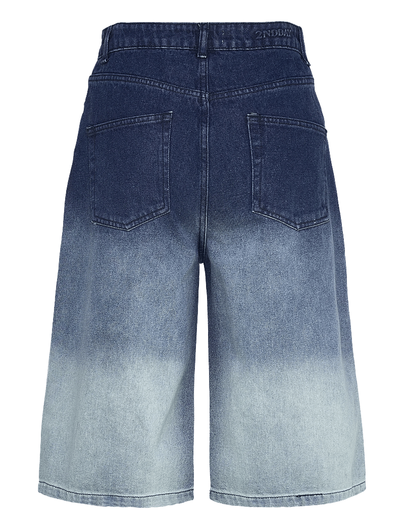 2NDDAY - 2ND Rilyn - Ombre Denim - jeansshorts - d044 ombre denim - 2
