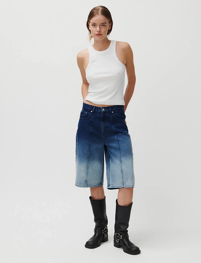 2NDDAY - 2ND Rilyn - Ombre Denim - jeansshorts - d044 ombre denim - 4
