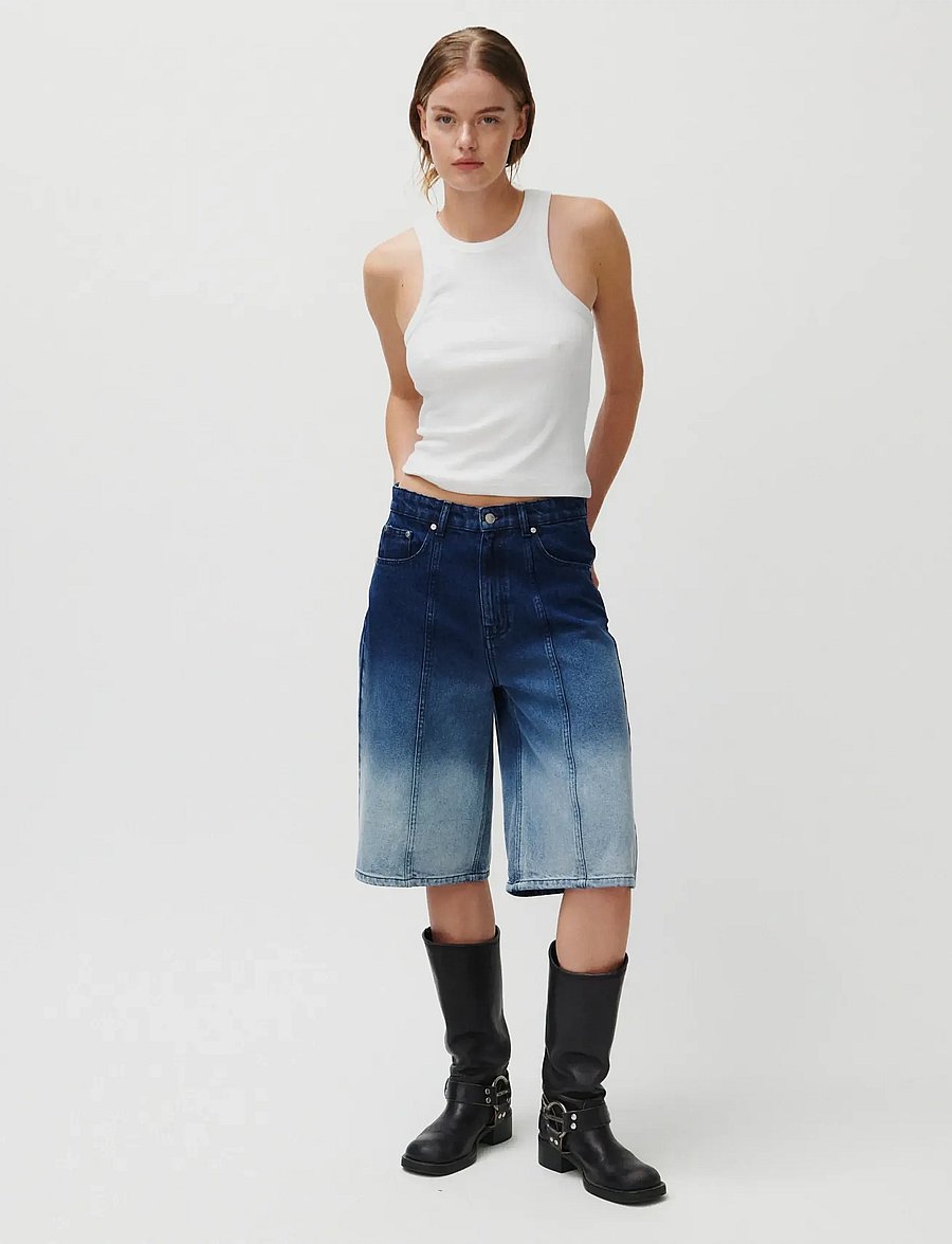2NDDAY - 2ND Rilyn - Ombre Denim - jeansshorts - d044 ombre denim - 4