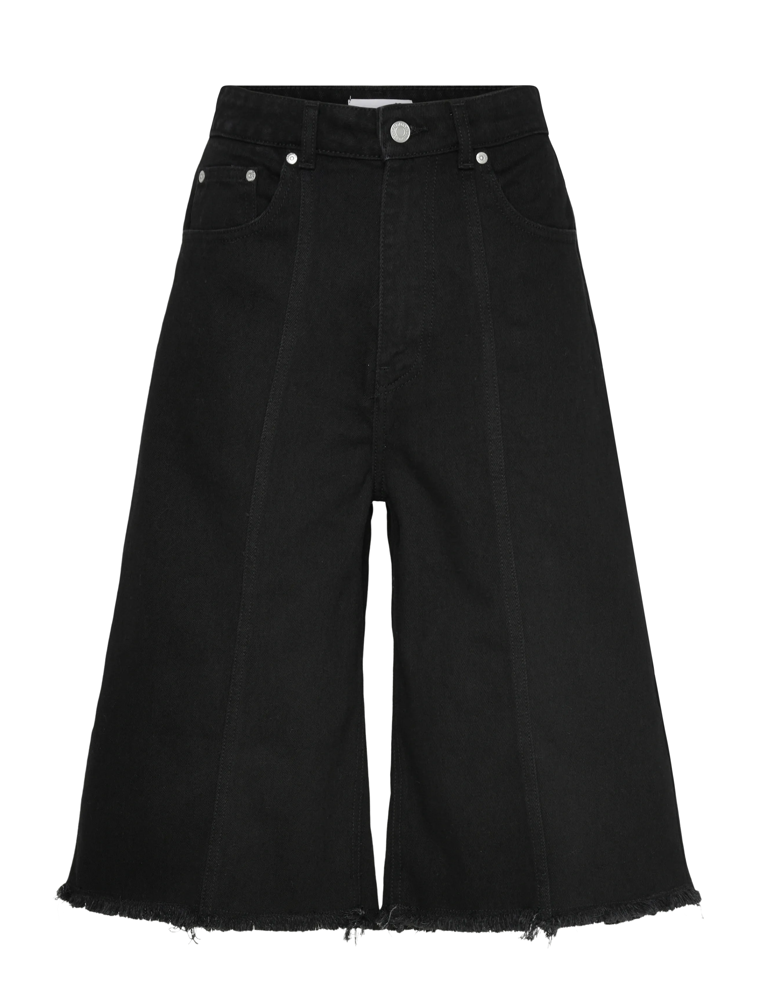 2NDDAY 2ND Rilyn - Black Wash Denim - Bermudashorts - D003 UN BLACK DENIM / black