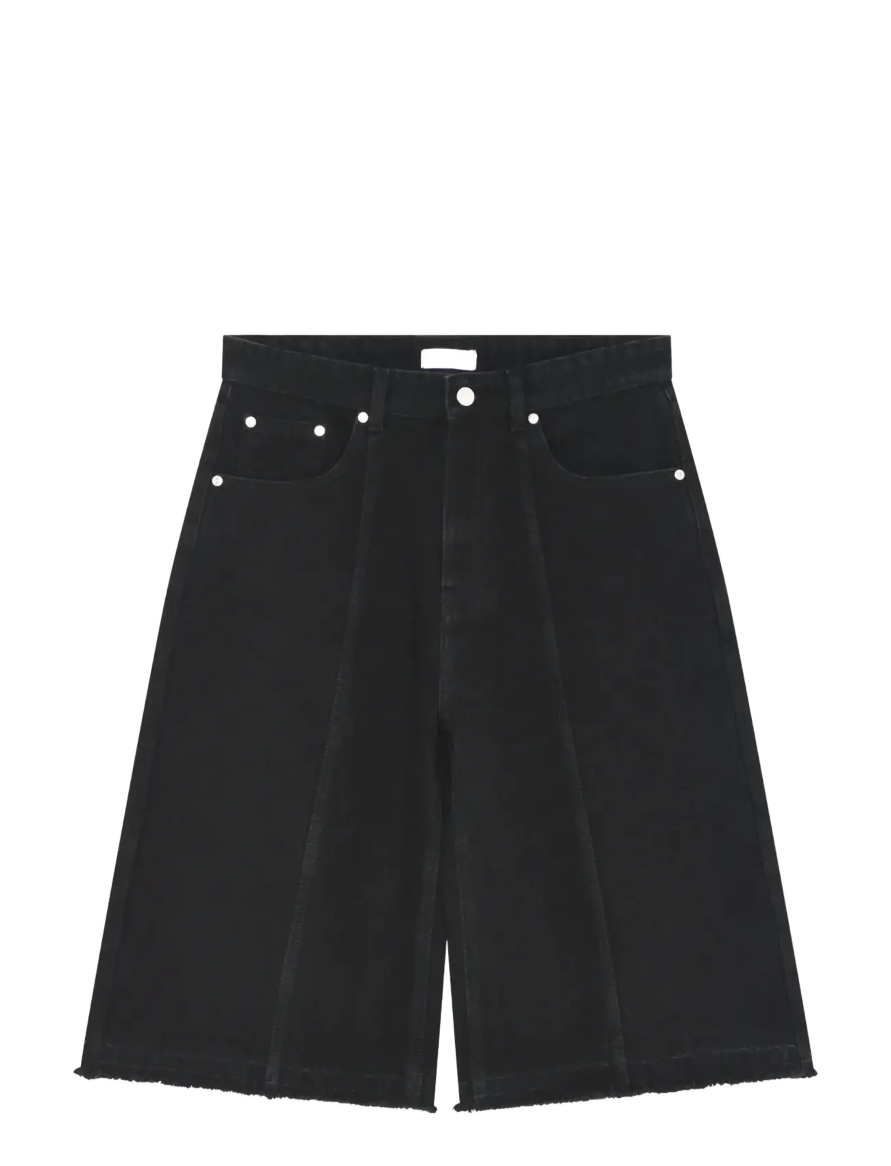 2NDDAY - 2ND Rilyn - Black Wash Denim - jorts - d003 un black denim - 3
