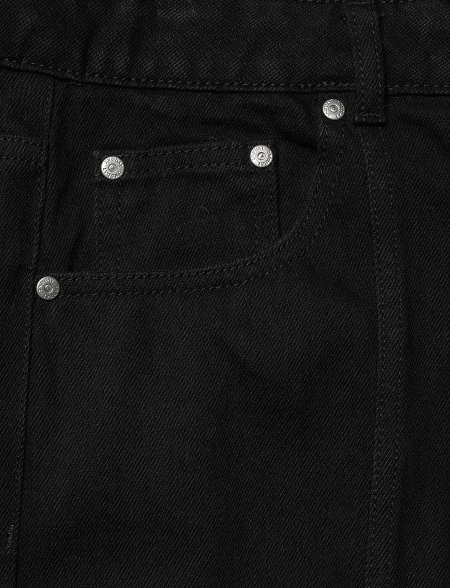 2NDDAY - 2ND Rilyn - Black Wash Denim - jorts - d003 un black denim - 5