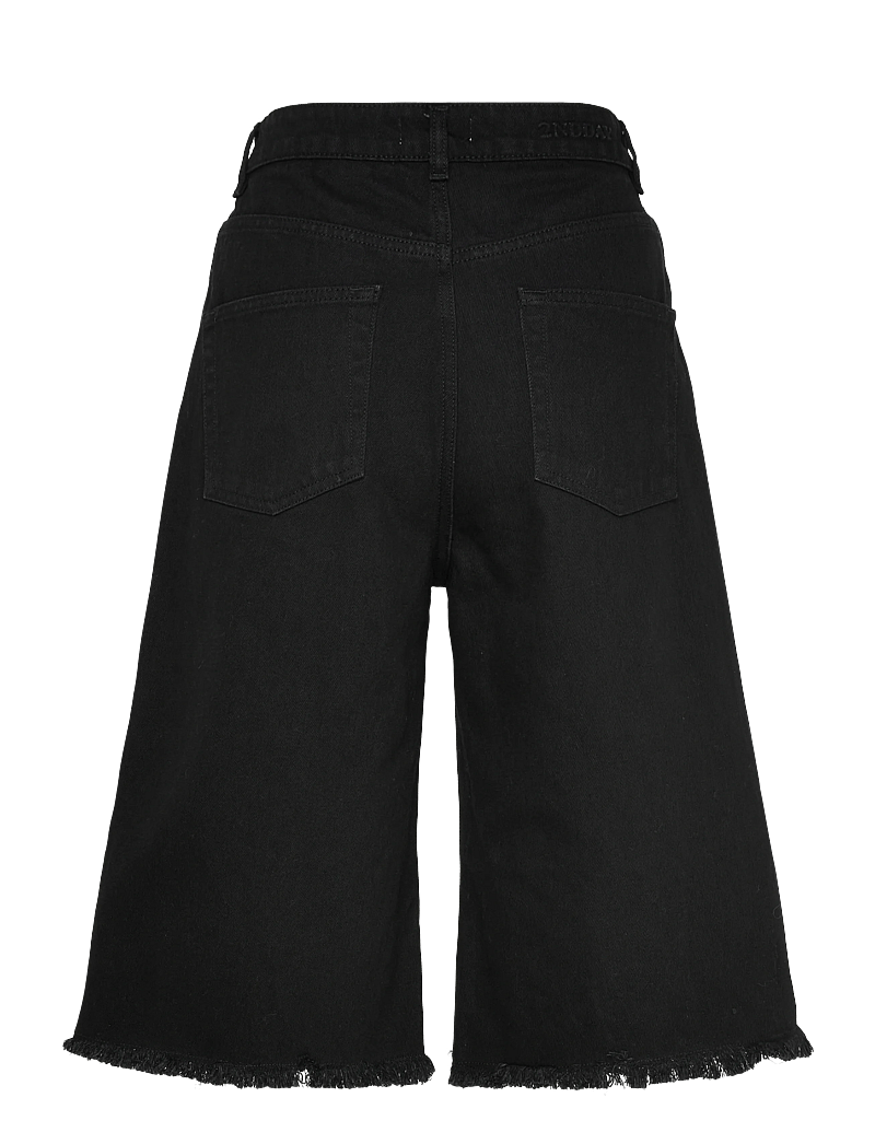 2NDDAY - 2ND Rilyn - Black Wash Denim - jorts - un black denim - 1