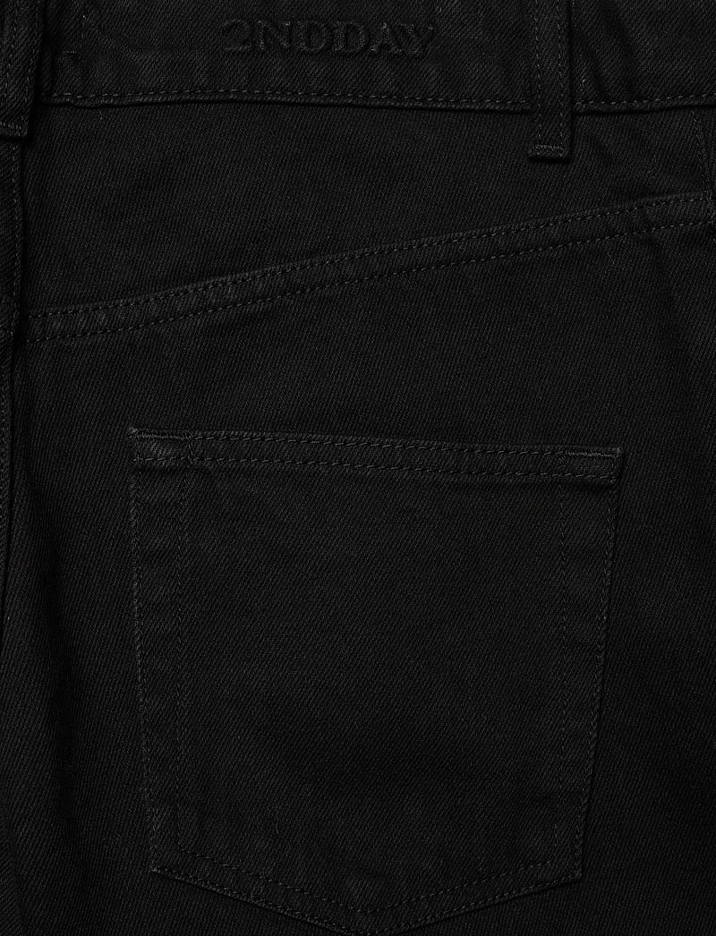 2NDDAY - 2ND Rilyn - Black Wash Denim - jorts - un black denim - 5