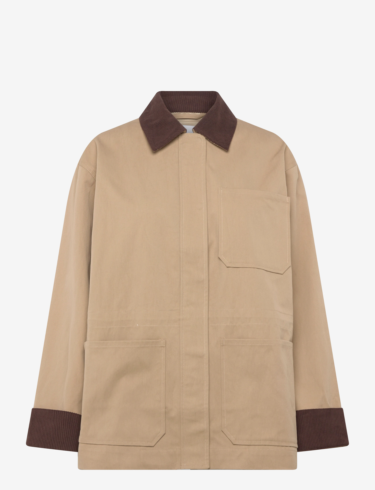 2NDDAY 2ND Bruce - Firm Cotton - Utility-Jacken - KELP / beige