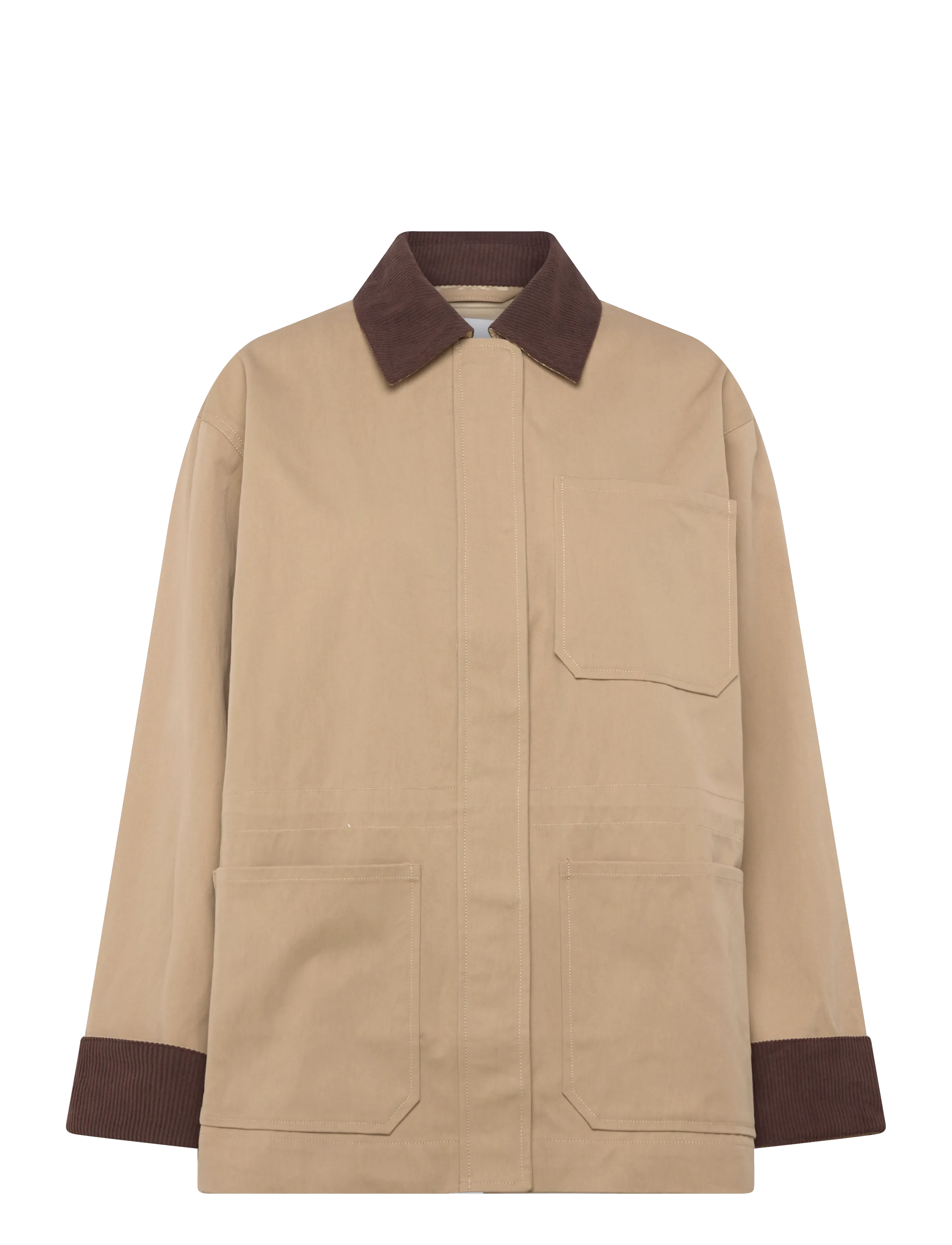 2NDDAY 2ND Bruce - Firm Cotton - Utility-jakker - KELP / beige
