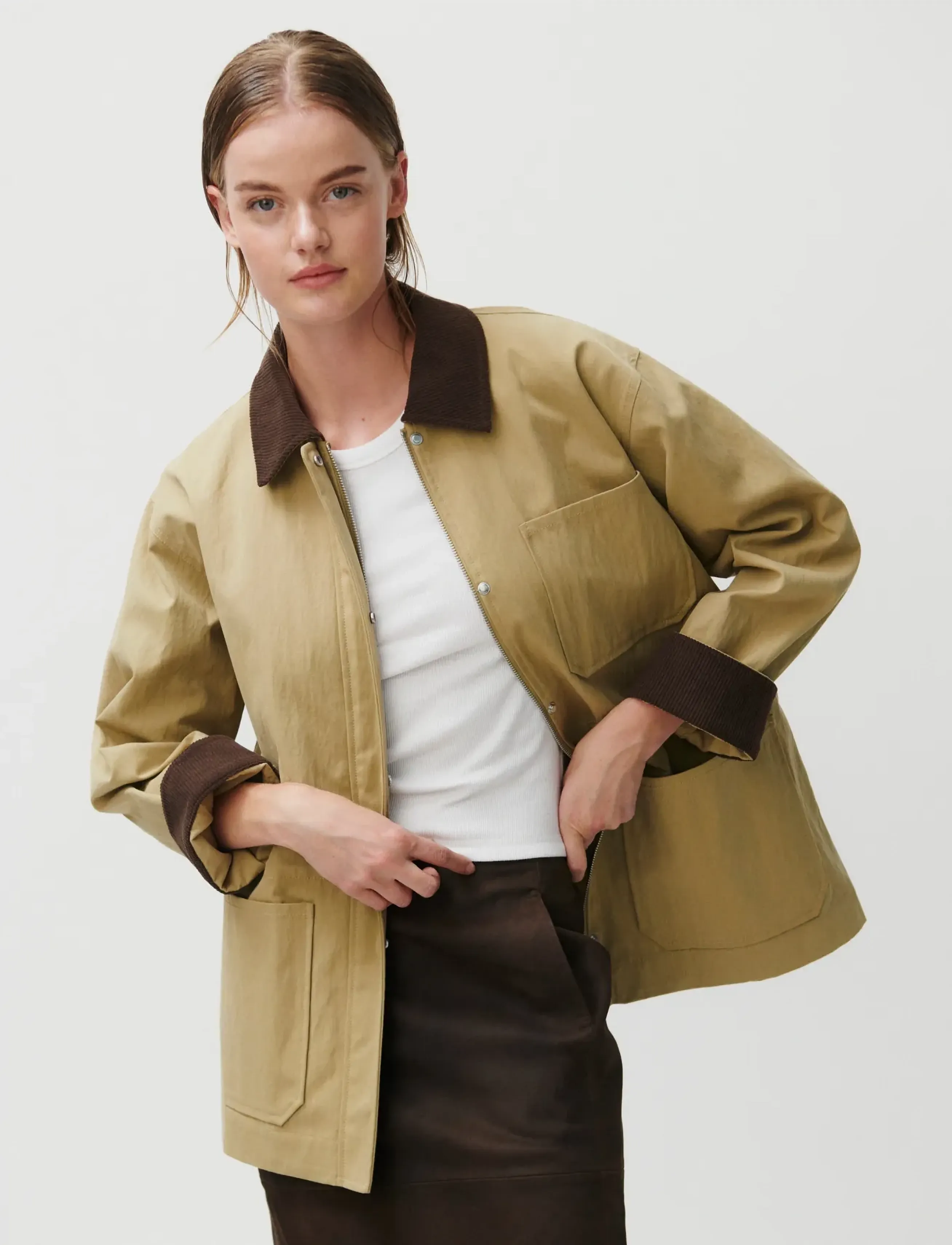 2NDDAY 2ND Bruce - Firm Cotton - Flash Days - KELP / beige