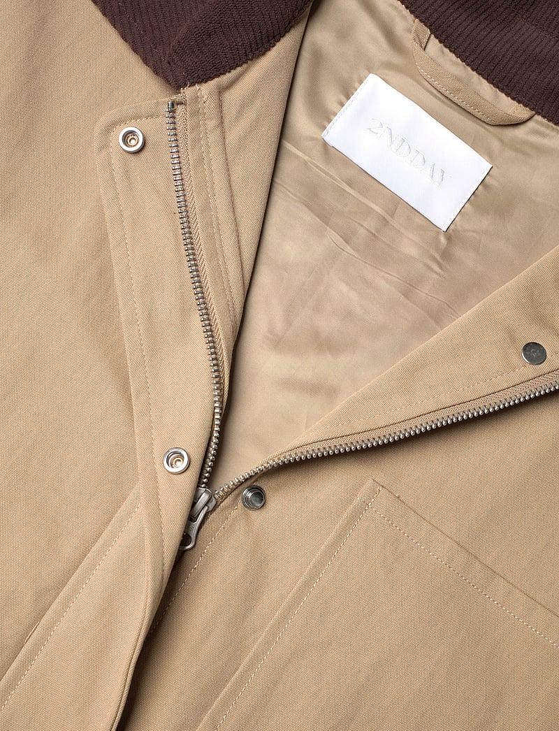 2NDDAY - 2ND Bruce - Firm Cotton - utility-jacken - kelp - 2