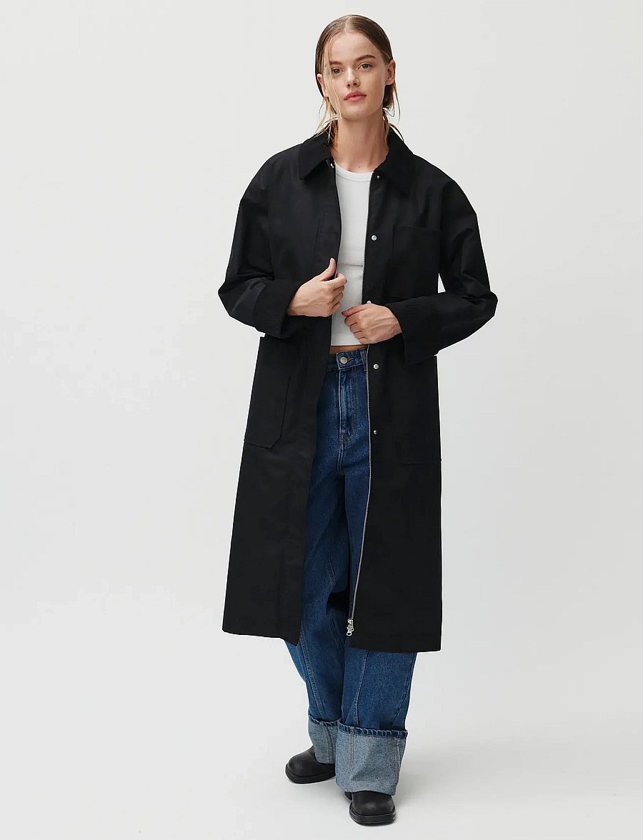 2NDDAY - 2ND Brucen - Firm Cotton - light coats - black - 2
