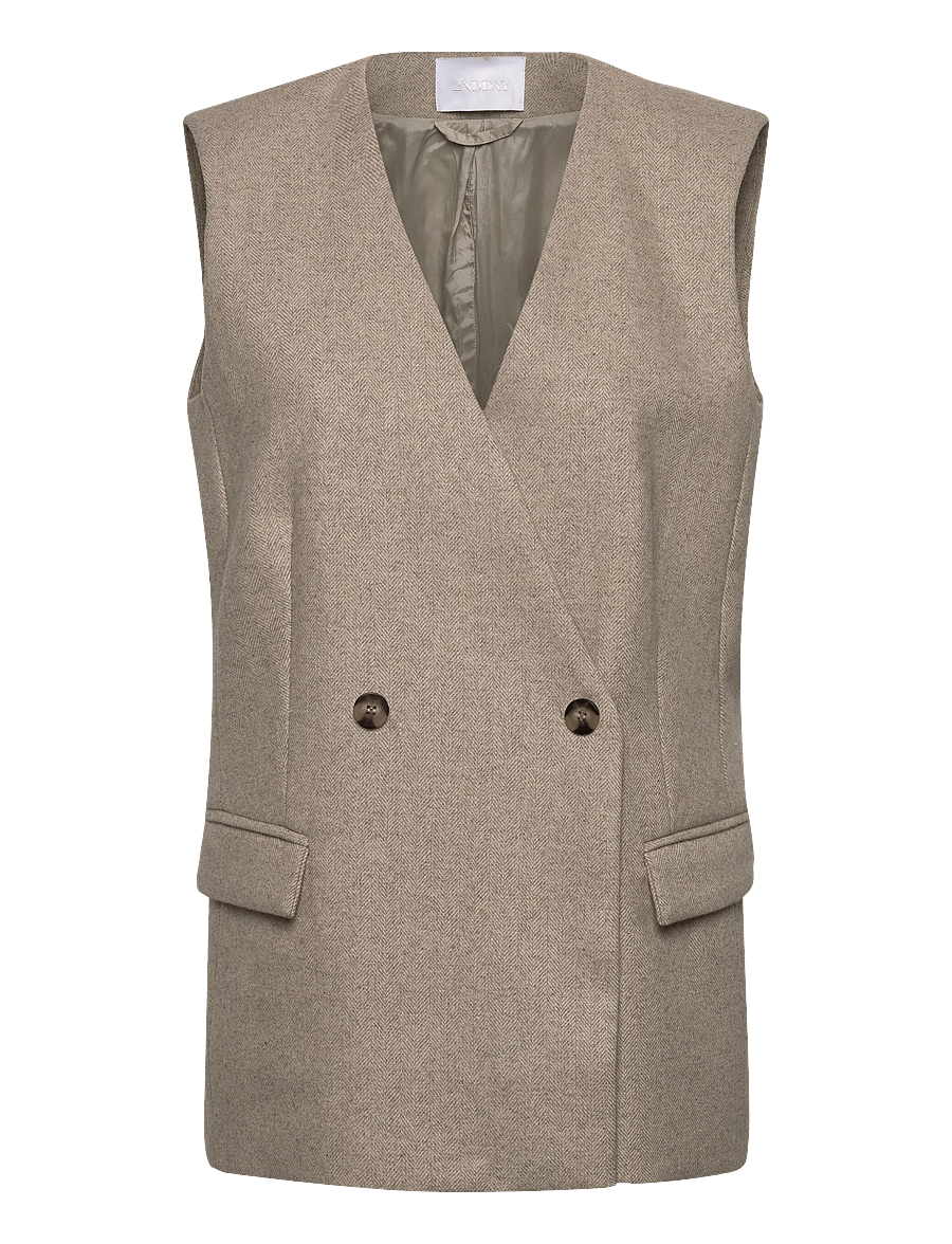 2NDDAY - 2ND Jules - Herringbone suiting - westen - string - 0