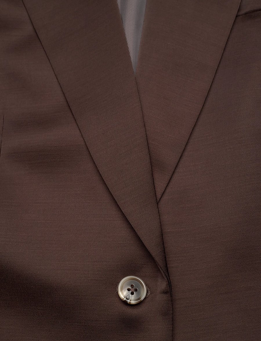 2NDDAY - 2ND Harrum - Shiny suiting - einreihige blazer - 191016 java - 5