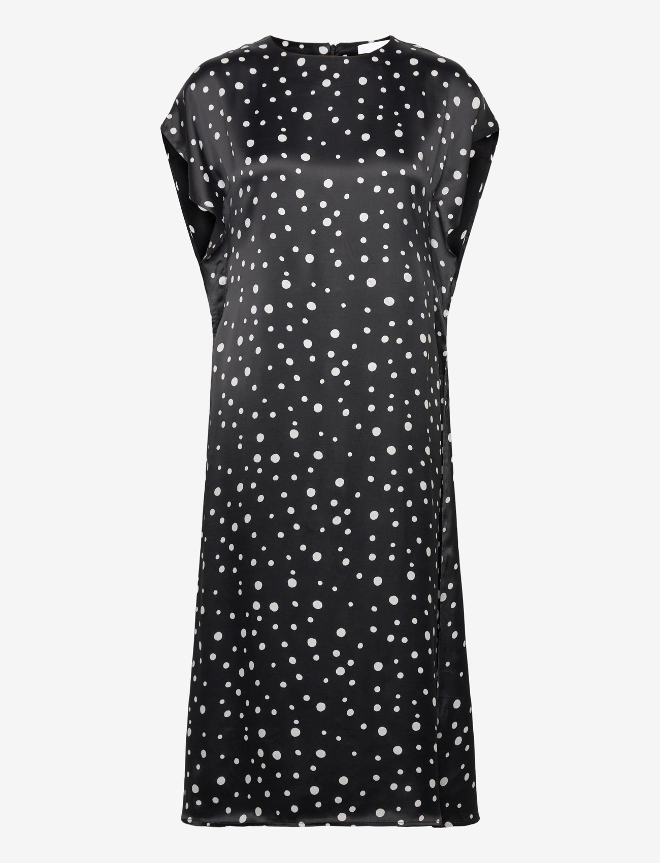 2NDDAY - 2ND Patrice - Heavy Satin - midi dresses - 420155 white polka dot - 1