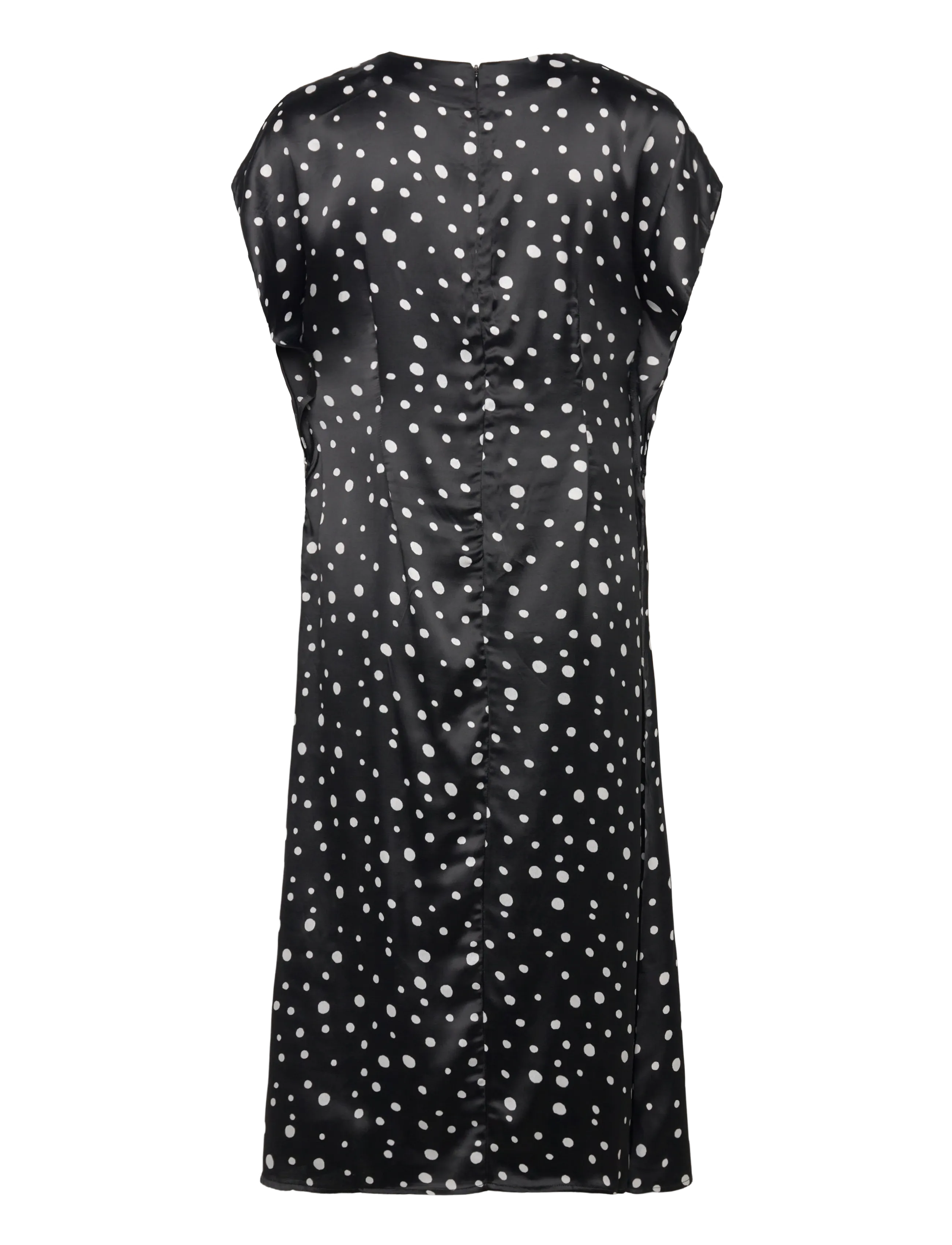 2NDDAY - 2ND Patrice - Heavy Satin - vidutinio ilgio suknelės - 420155 white polka dot - 2