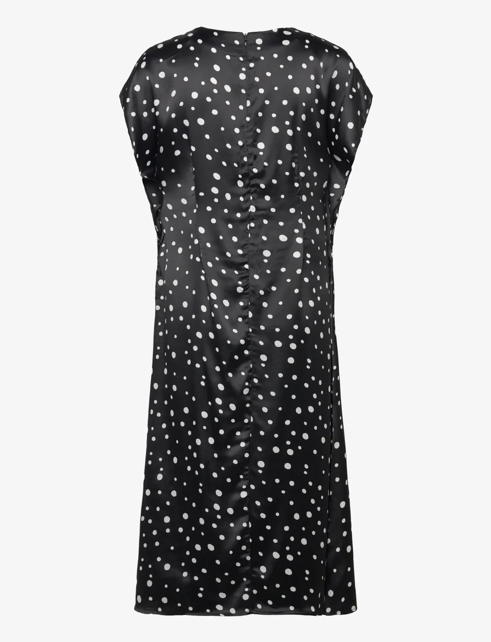 2NDDAY - 2ND Patrice - Heavy Satin - midi kjoler - white polka dot - 1