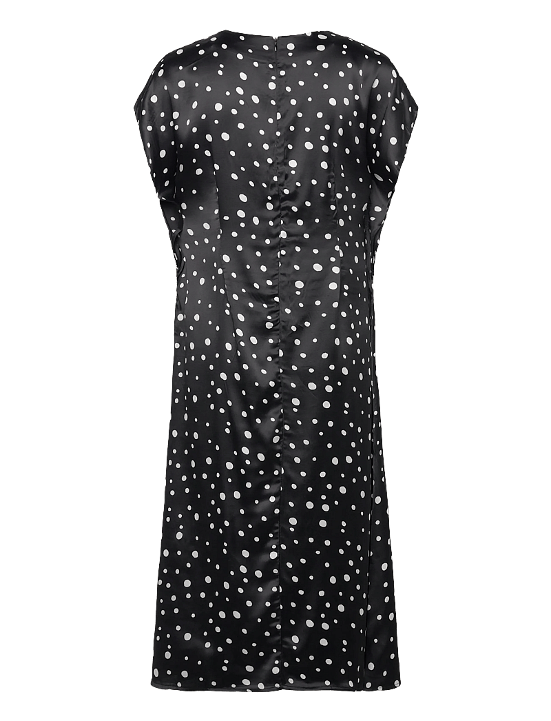 2NDDAY - 2ND Patrice - Heavy Satin - midi kjoler - white polka dot - 1