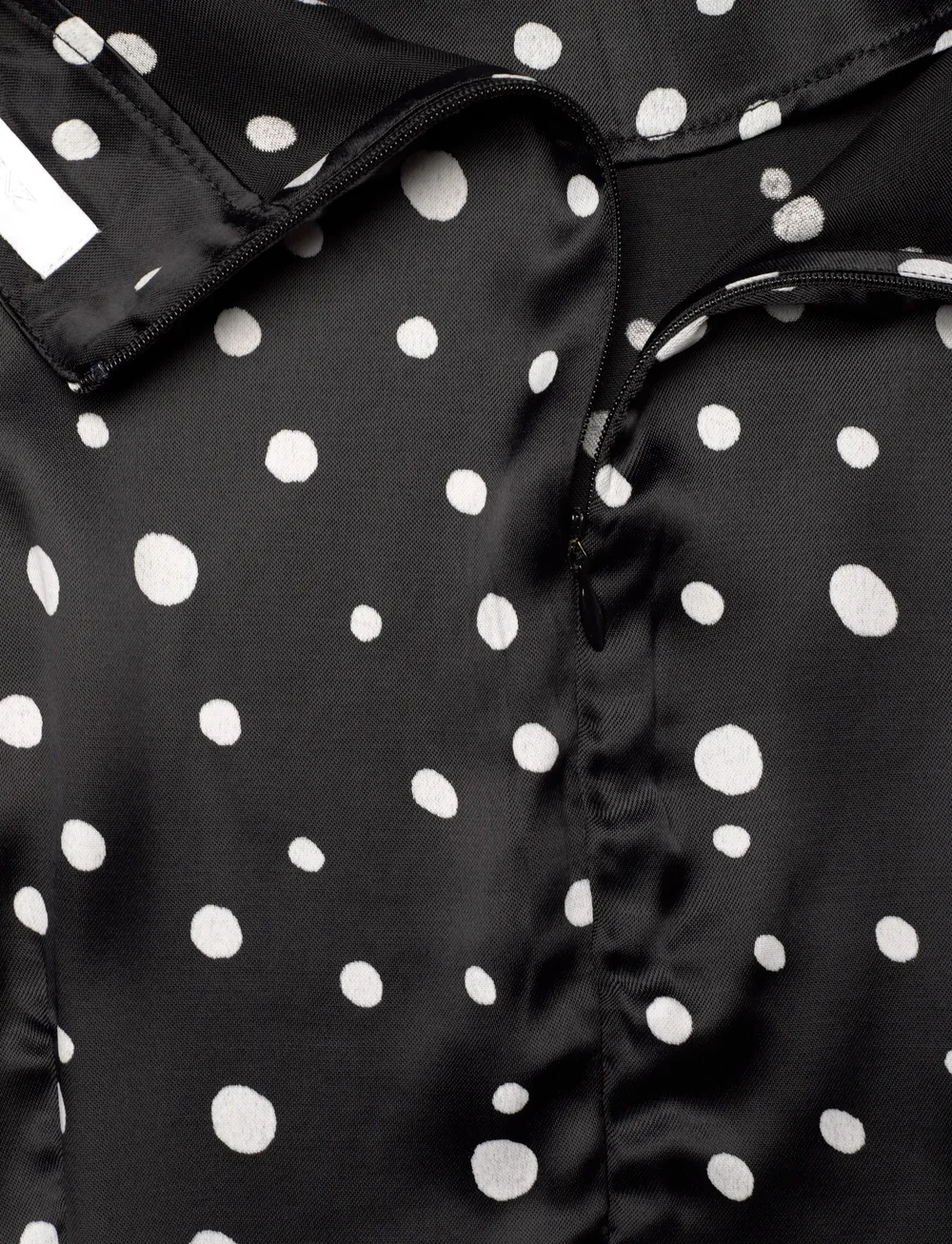 2NDDAY - 2ND Patrice - Heavy Satin - midi kjoler - white polka dot - 3