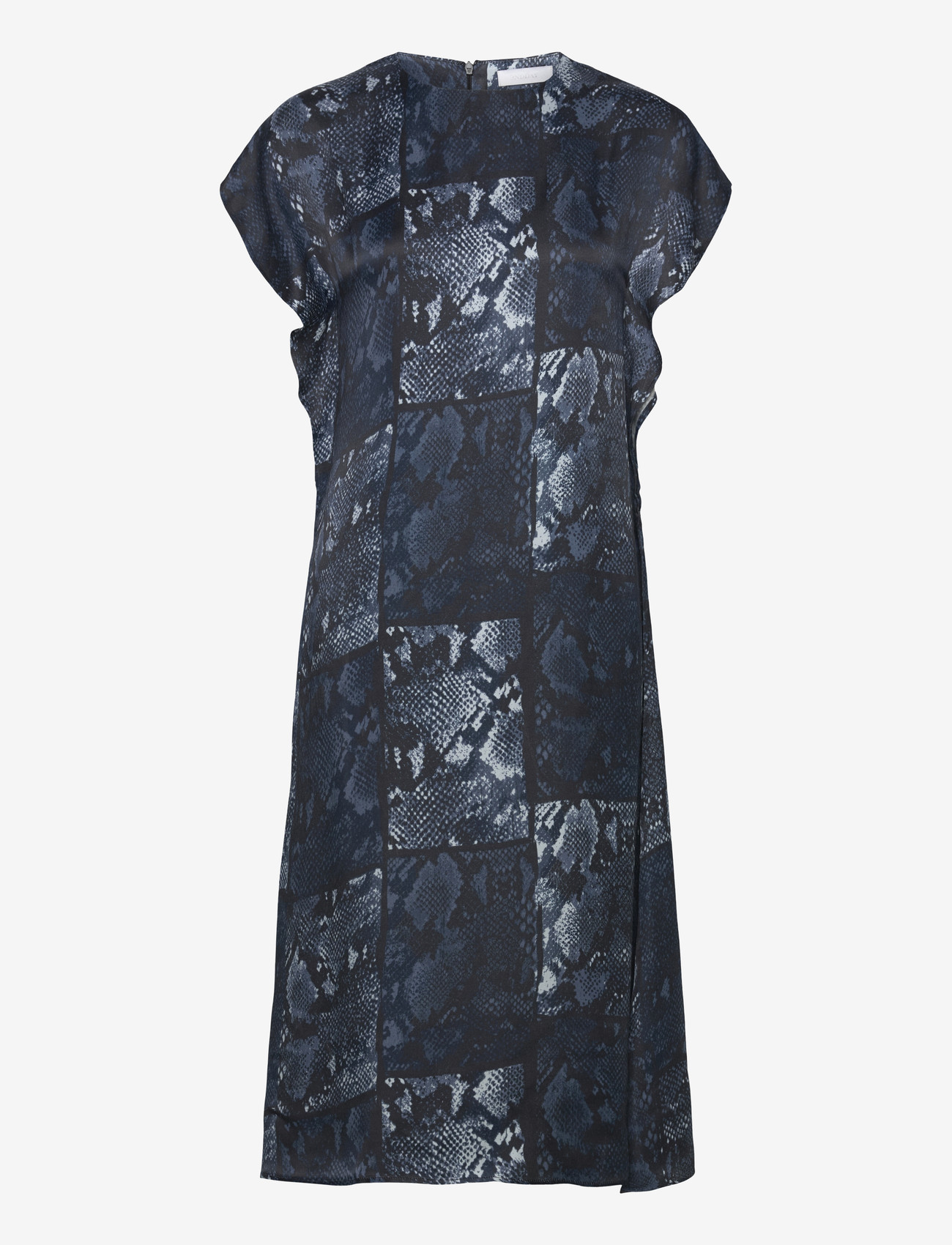 2NDDAY - 2ND Patrice - Viscose - midi kjoler - 420153 ensign blue snake aop - 1