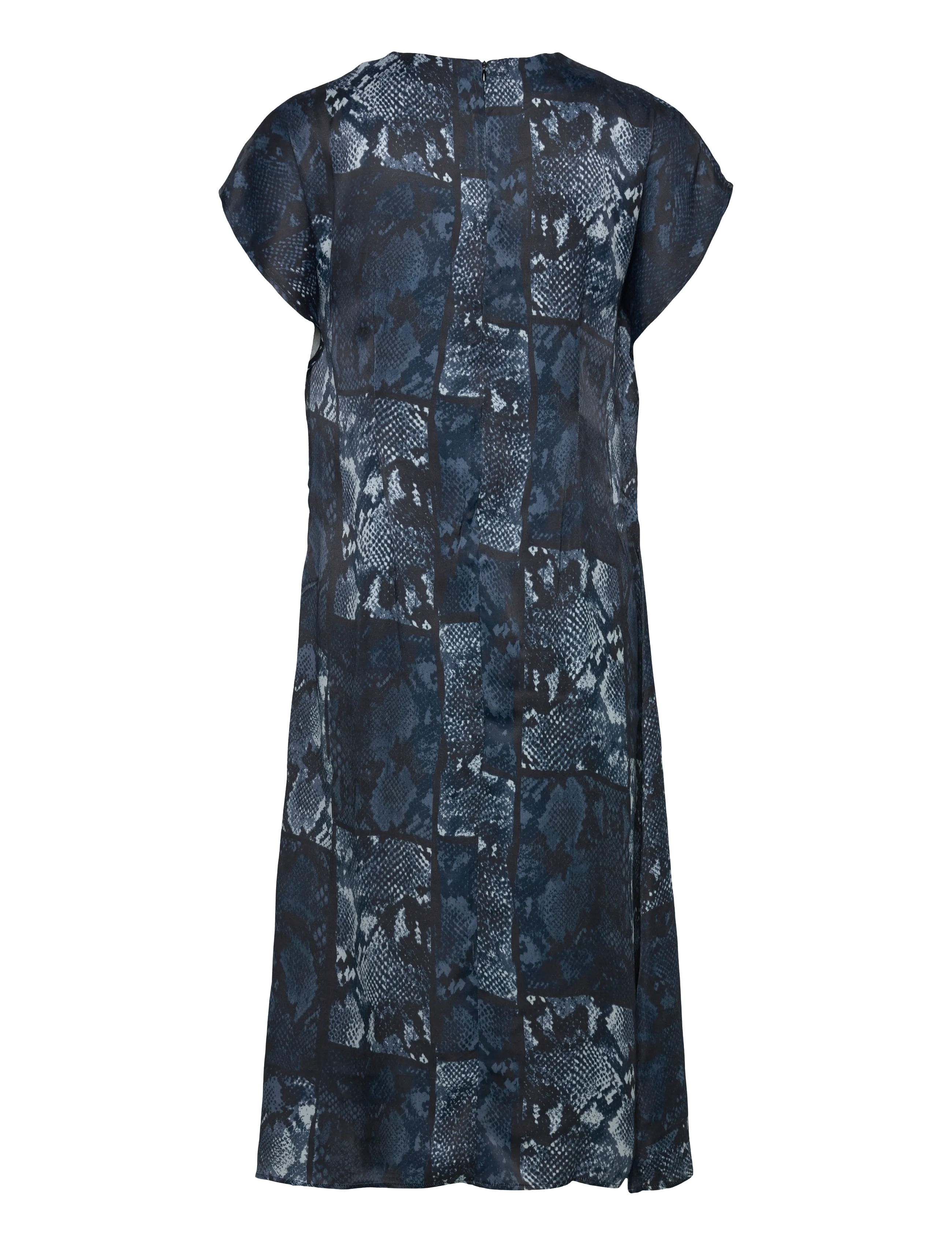 2NDDAY - 2ND Patrice - Viscose - midikleider - 420153 ensign blue snake aop - 2