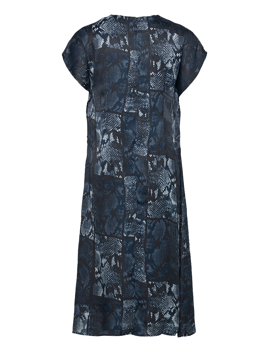 2NDDAY - 2ND Patrice - Viscose - midi dresses - 420153 ensign blue snake aop - 2