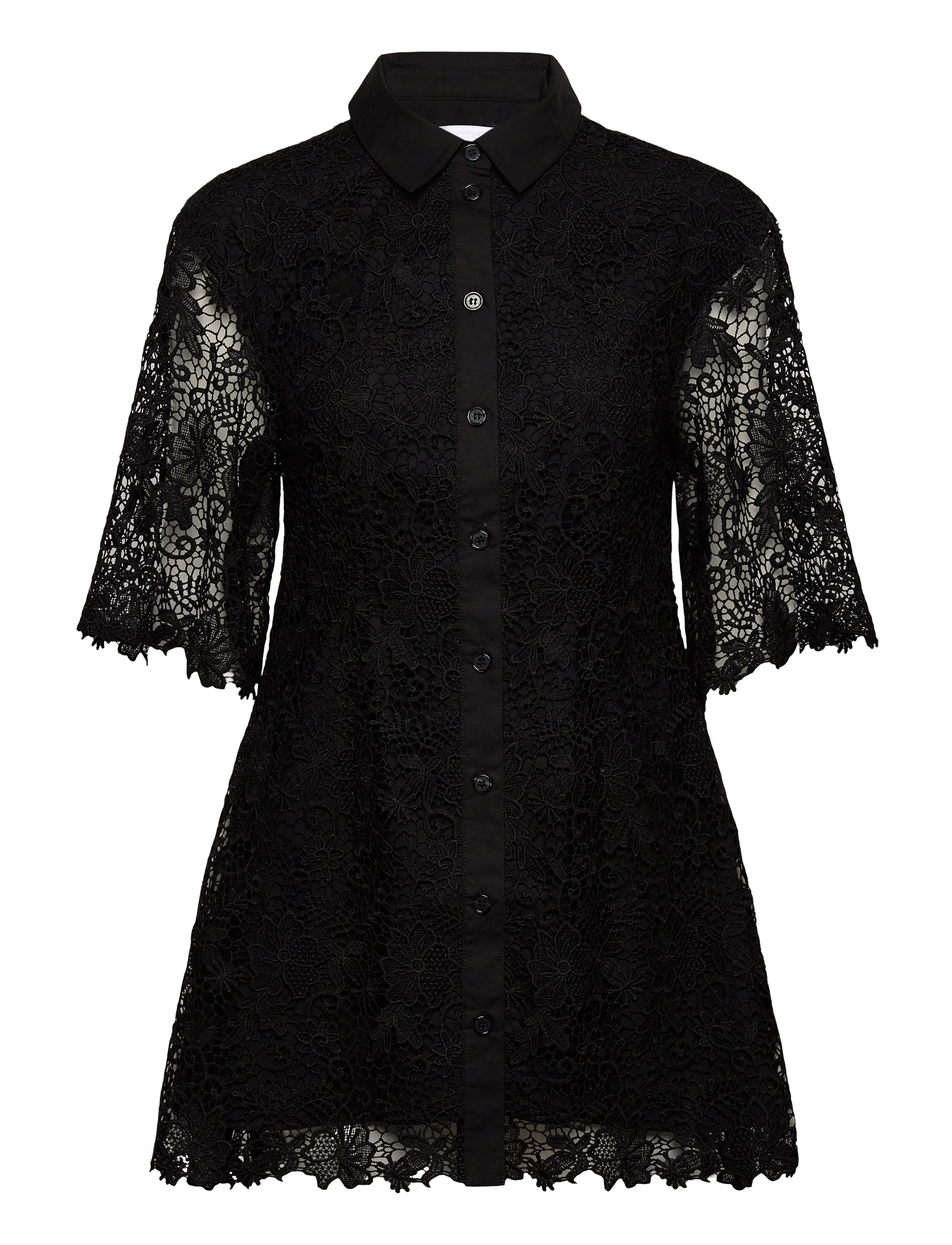 2NDDAY 2ND Amali - Heavy Lace - Kläder - 190303 BLACK / black