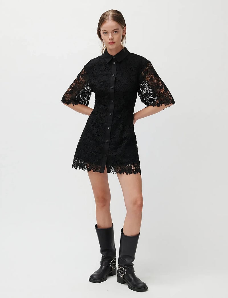 2NDDAY - 2ND Amali - Heavy Lace - spetsklänningar - 190303 black - 3